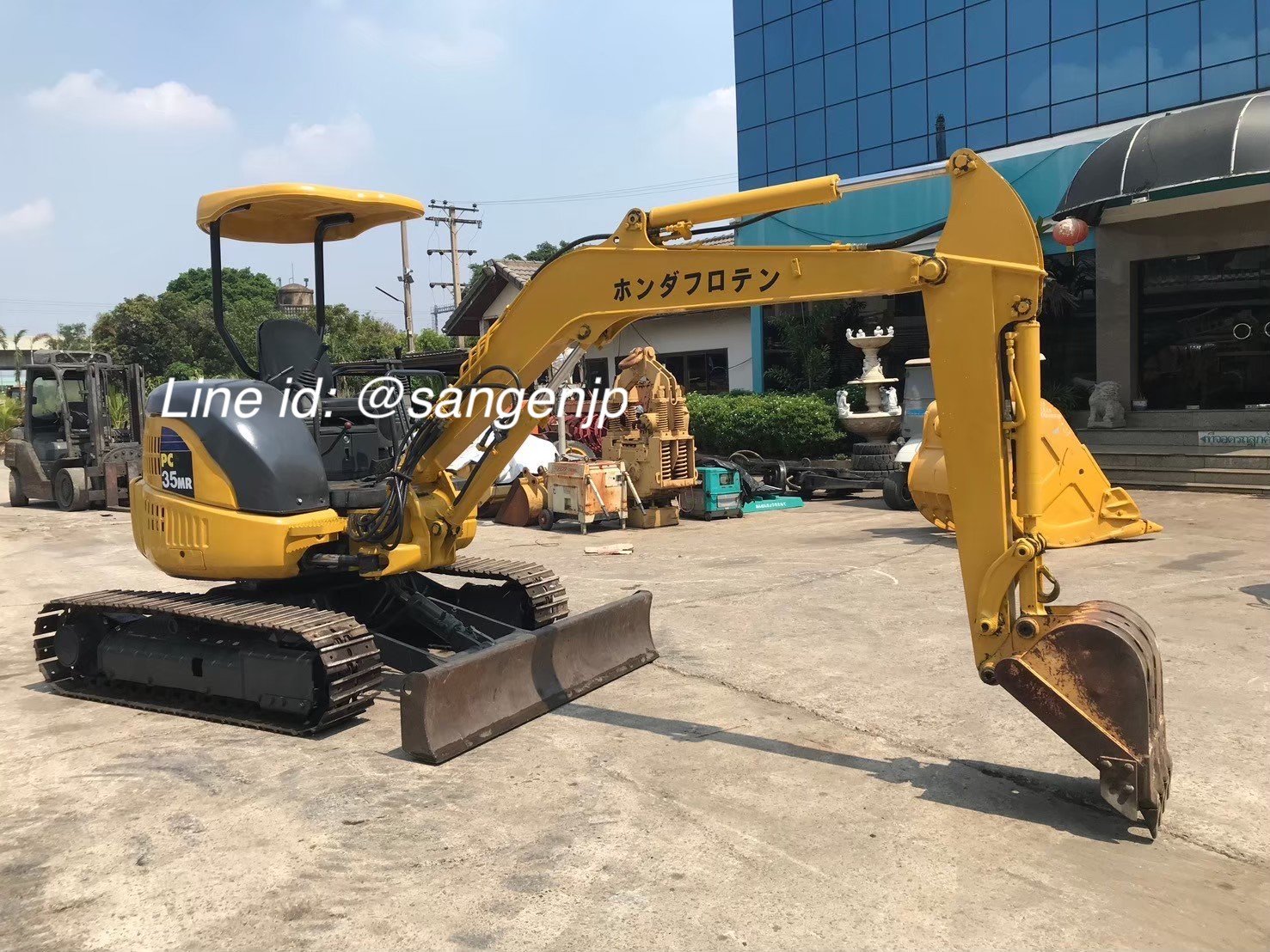 ขาย รถขุด มือสองจากญี่ปุ่น KOMATSU PC35MR-1 🇯🇵 รถไม่เคยใช้งานในไทย ☎ ครีม 065-88-444-00 | Line id: