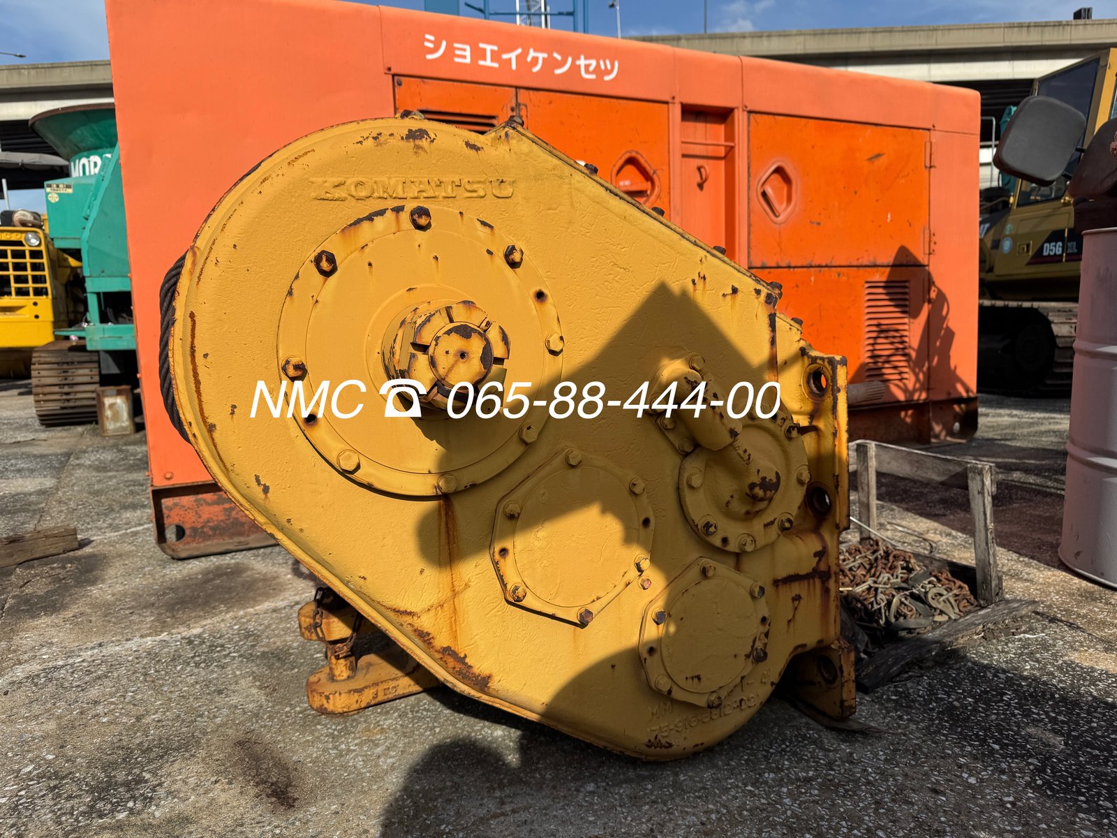 ขาย วินส์ติดท้ายรถแทรกเตอร์ D8 ของแท้ KOMATSU มือสองญี่ปุ่น 🇯🇵 ไม่เคยใช้ในไทย ☎ ครีม 065-88-444-00 | Line id: @sangenjp | www.sangenjp.com | NMC