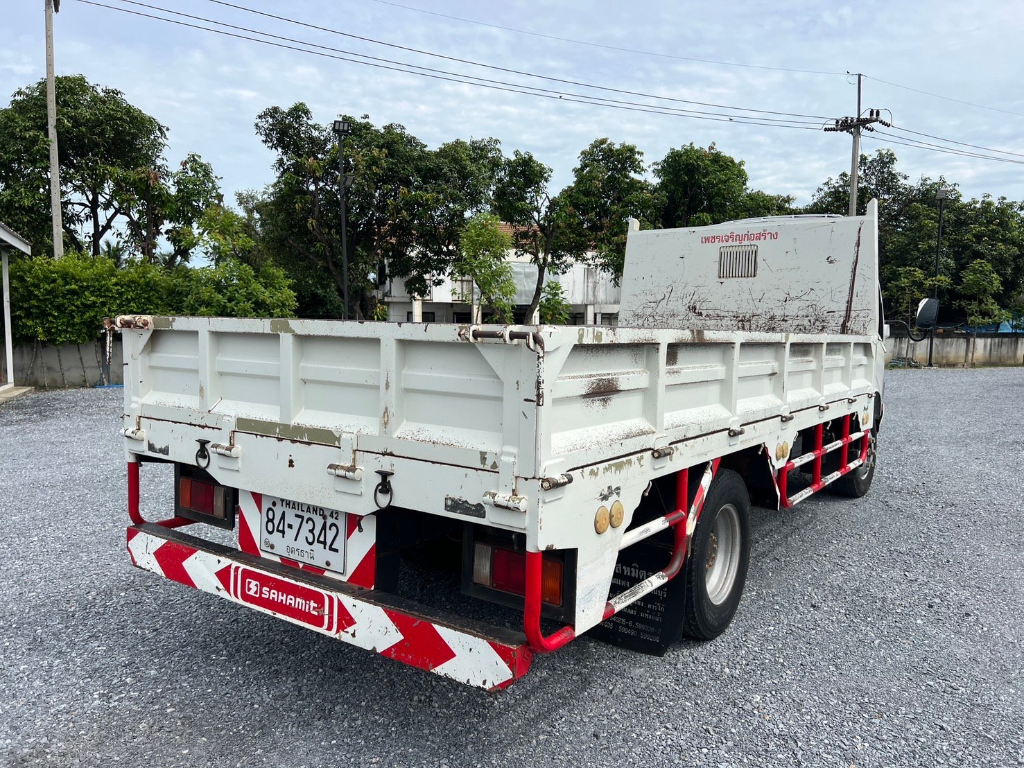 HINO XZU 150 HP ปี 65 ไมล์ 22,840 km.# 6 ล้อ กระบะเหล็กแผงเตี้ย ยาว 4.40 เมตร#LEK856