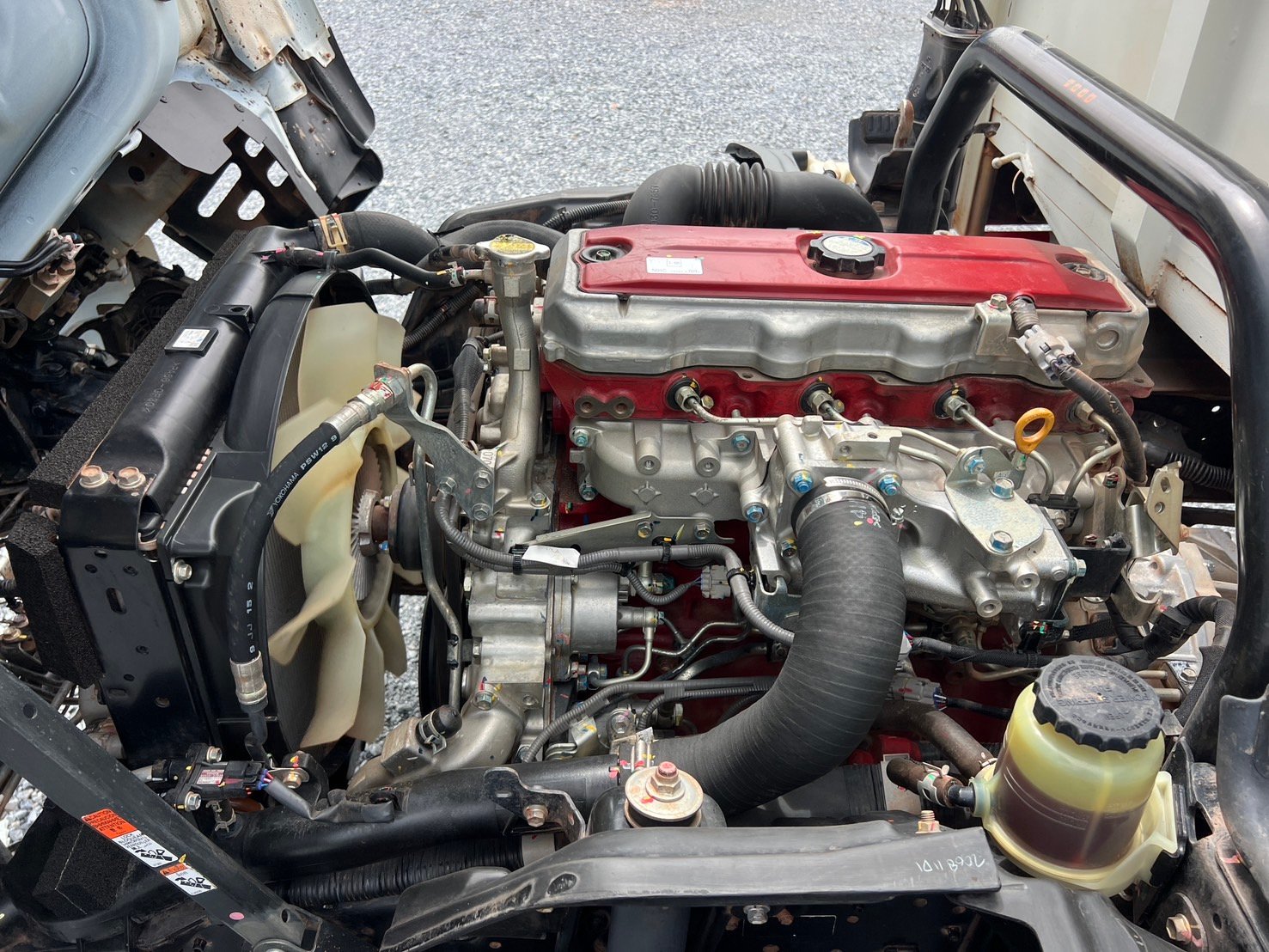 HINO XZU 150 HP ปี 65 ไมล์ 22,840 km.# 6 ล้อ กระบะเหล็กแผงเตี้ย ยาว 4.40 เมตร#LEK856
