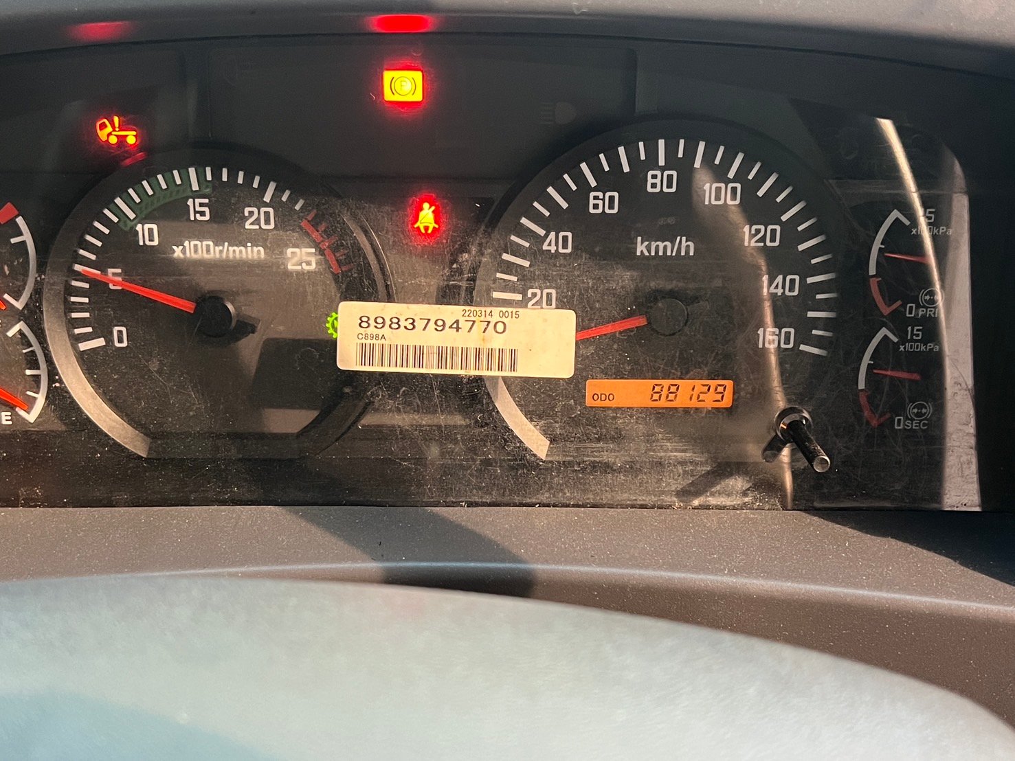 ISUZU FXZ 360 HP ปี 65 ไมล์ 88,105 KM.  #แม่ลูกพ่วงกระบะดั้มพนัส (Panus)#LEK 854-643
