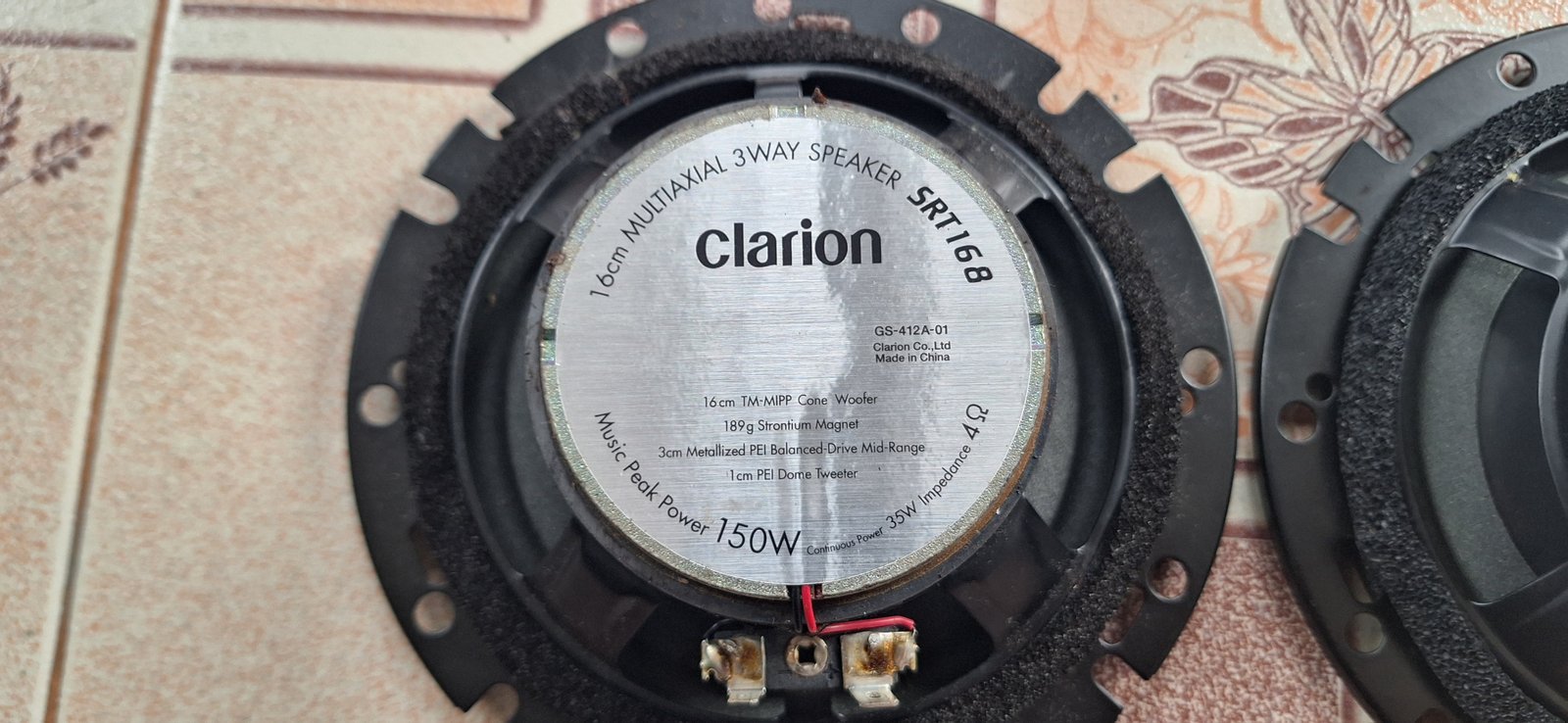 ดอกลำโพงติดรถยนต์ Clarion SRT168 ขนาด 6นิ้ว แกนร่วม3ทาง ดอกลำโพงติดรถยนต์ Clarion SRT168 ขนาด 6นิ้ว แกนร่วม3ทาง