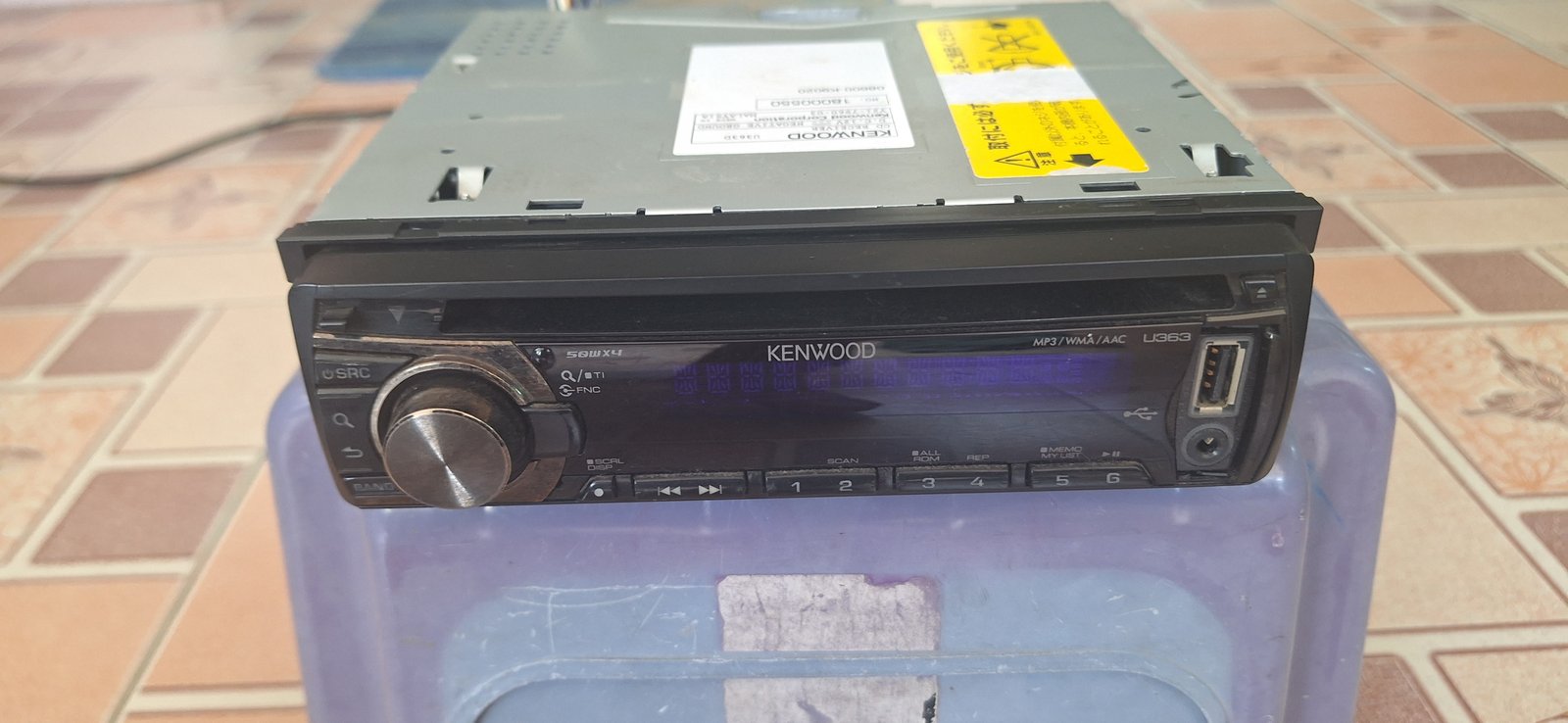 เครื่องเล่น KENWOOD U363D USB AUX เฉพาะ CD MP3 แผ่นไม่อ่าน ขึ้น เออเรอ99