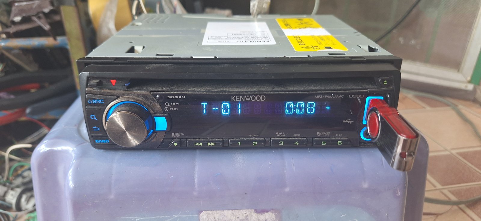 เครื่องเล่น KENWOOD U363D USB AUX เฉพาะ CD MP3 แผ่นไม่อ่าน ขึ้น เออเรอ99