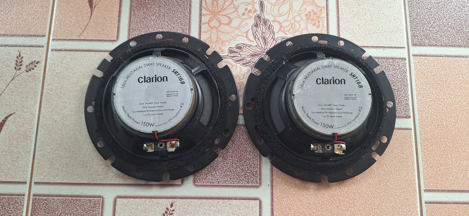 ดอกลำโพงติดรถยนต์ Clarion SRT168 ขนาด 6นิ้ว แกนร่วม3ทาง ดอกลำโพงติดรถยนต์ Clarion SRT168 ขนาด 6นิ้ว แกนร่วม3ทาง