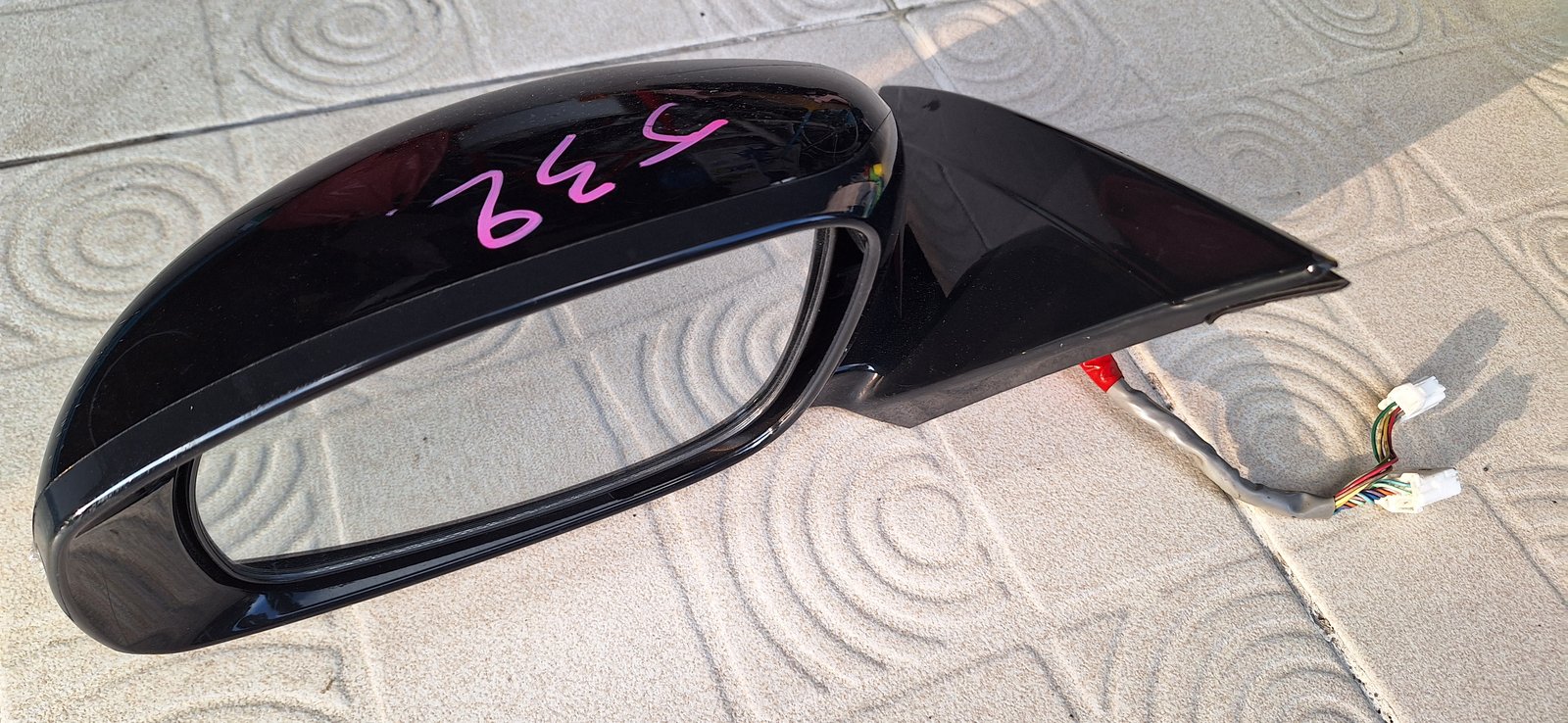 กระจกมองข้าง NISSAN TEANA J32 แท้ ข้างซ้าย สีดำ