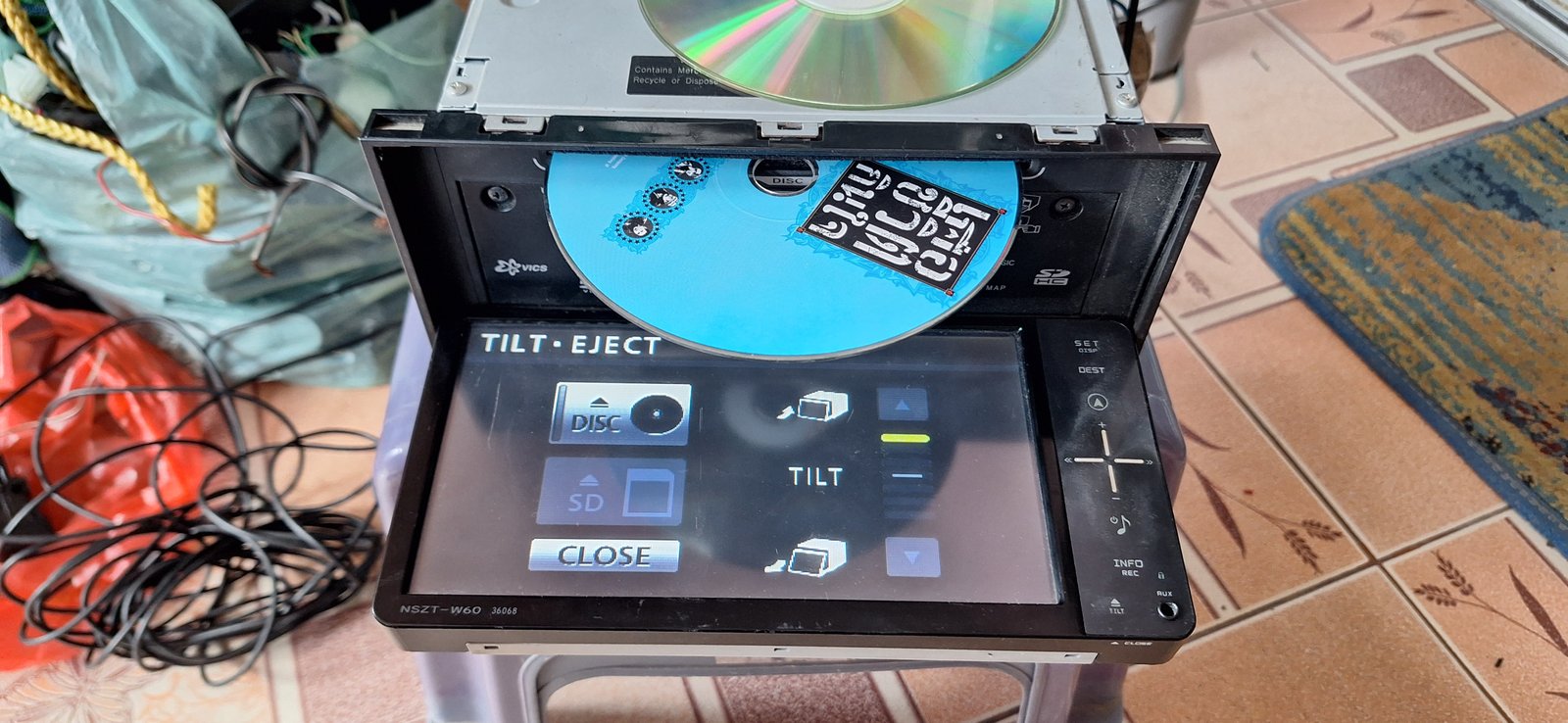 TOYOTA 2Din จากญี่ปุ่น เล่น CD MP3 DVD