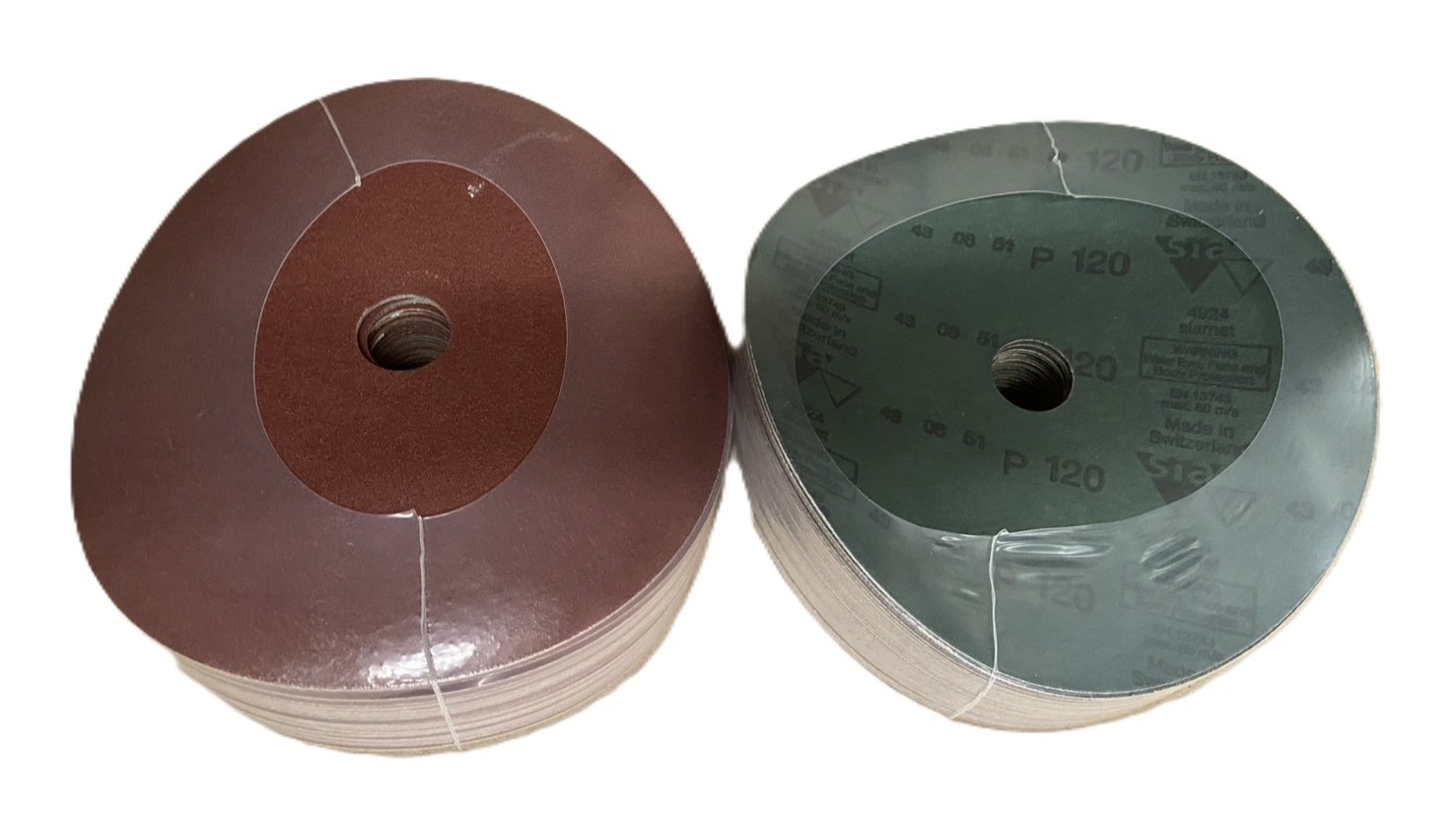 clearance sale Fiber disc กลมสีแดงหลังแข็ง DIA. 180 MM. รู 22 MM.