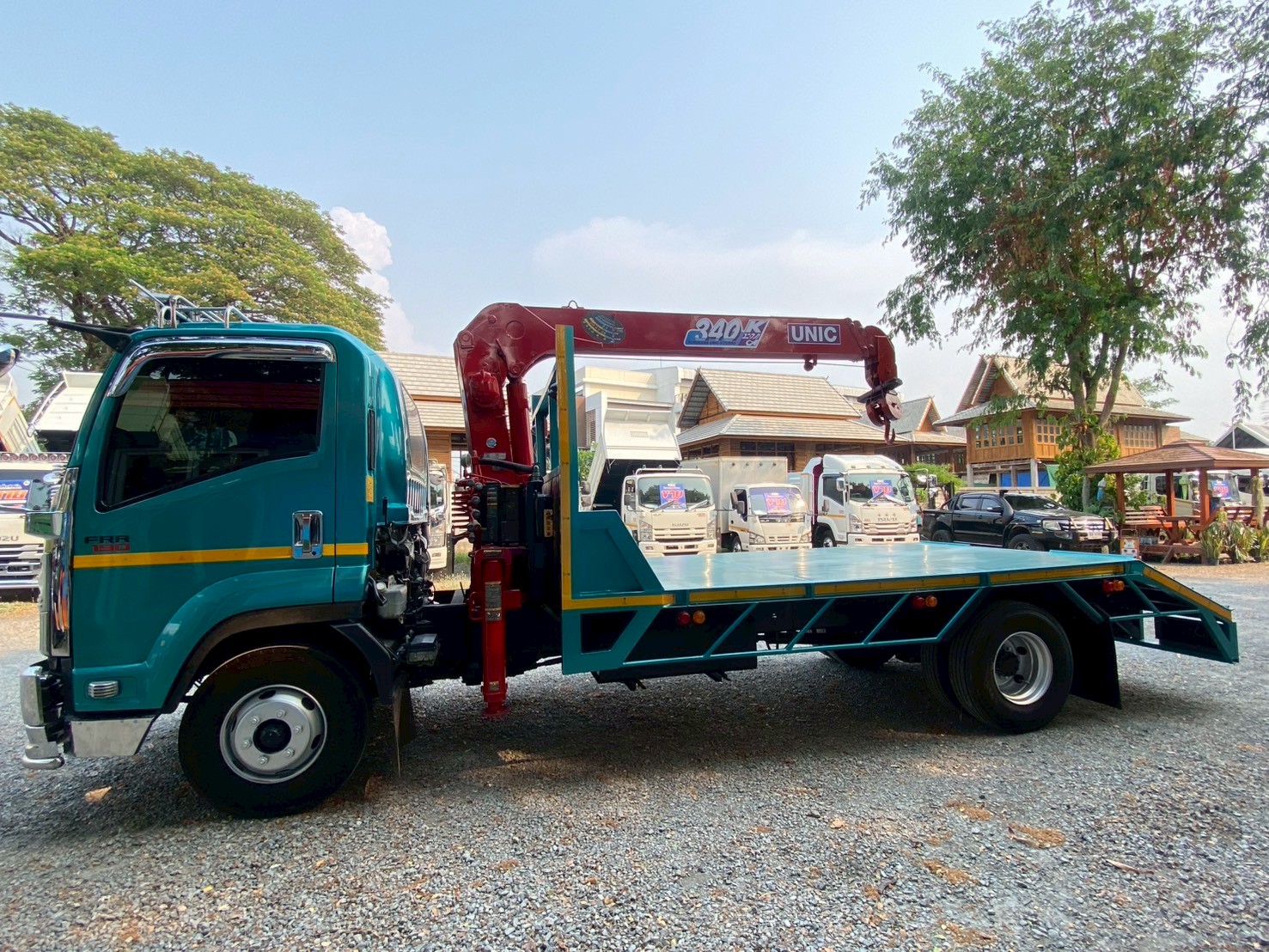 ISUZU 190 เทลเลอร์ พร้อมเครน ปี56 ขาย 950,000บาท