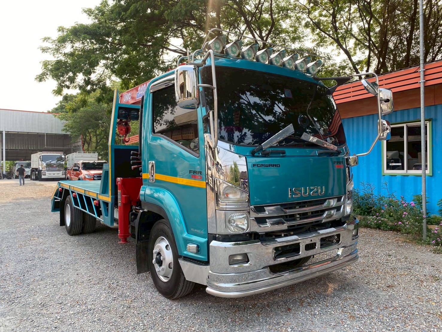 ISUZU 190 เทลเลอร์ พร้อมเครน ปี56 ขาย 950,000บาท