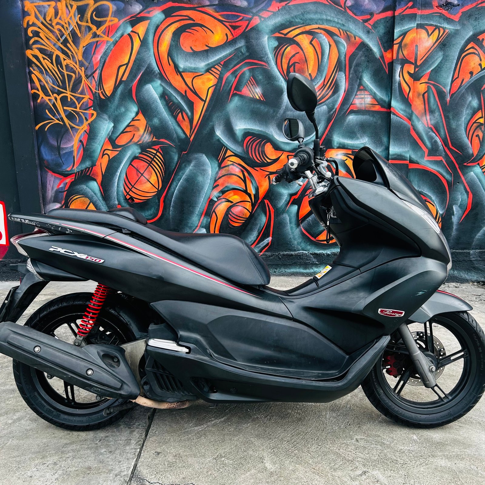 รถมอเตอร์ไซค์ pcx150cc ปี2013 สีดำ