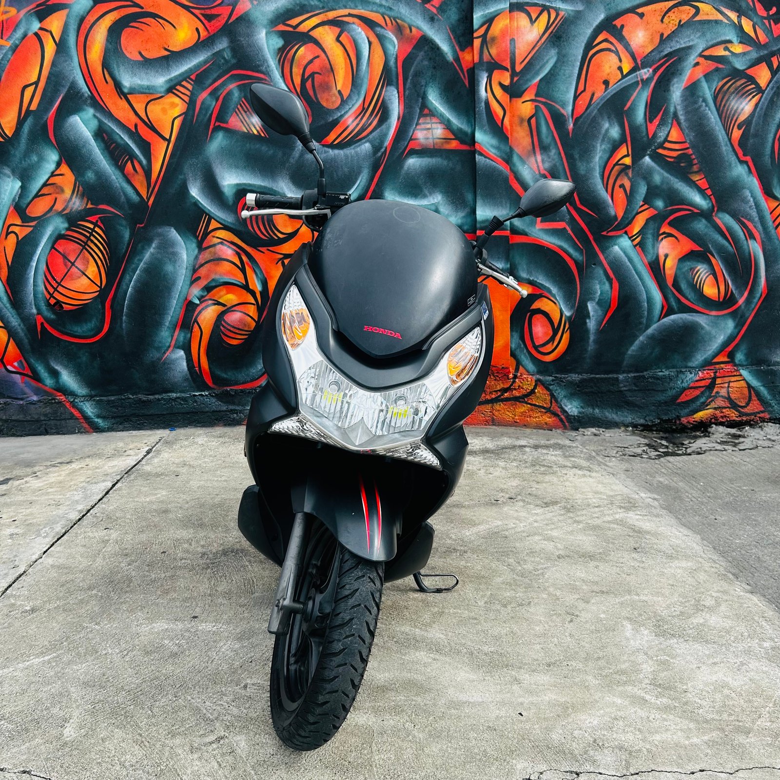 รถมอเตอร์ไซค์ pcx150cc ปี2013 สีดำ