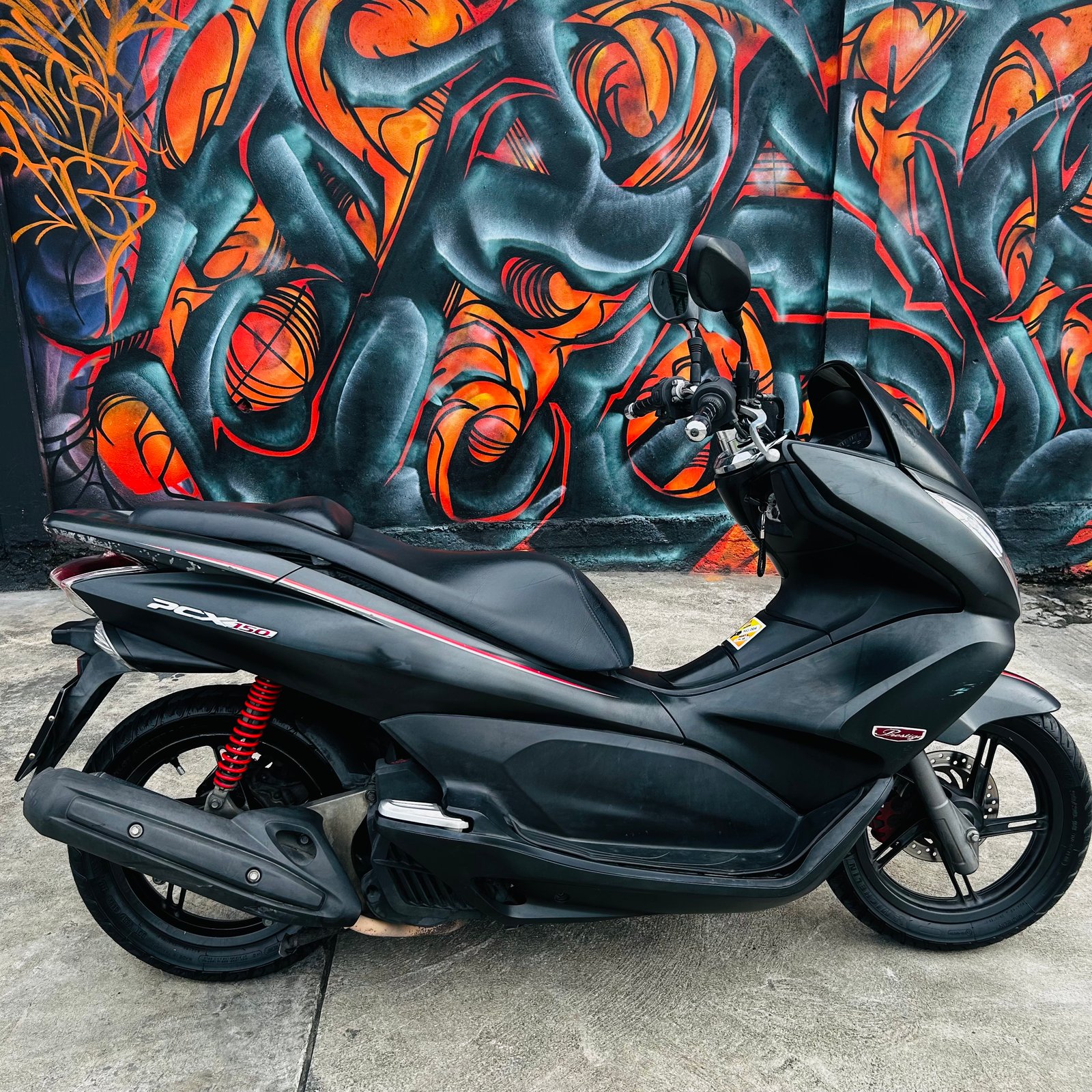 รถมอเตอร์ไซค์ pcx150cc ปี2013 สีดำ