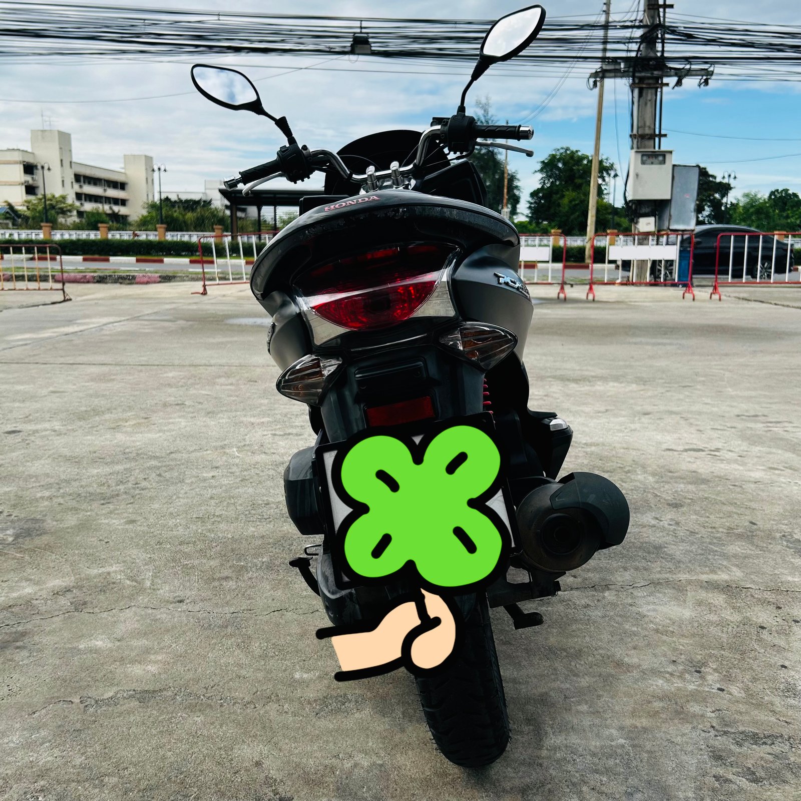 รถมอเตอร์ไซค์ pcx150cc ปี2013 สีดำ
