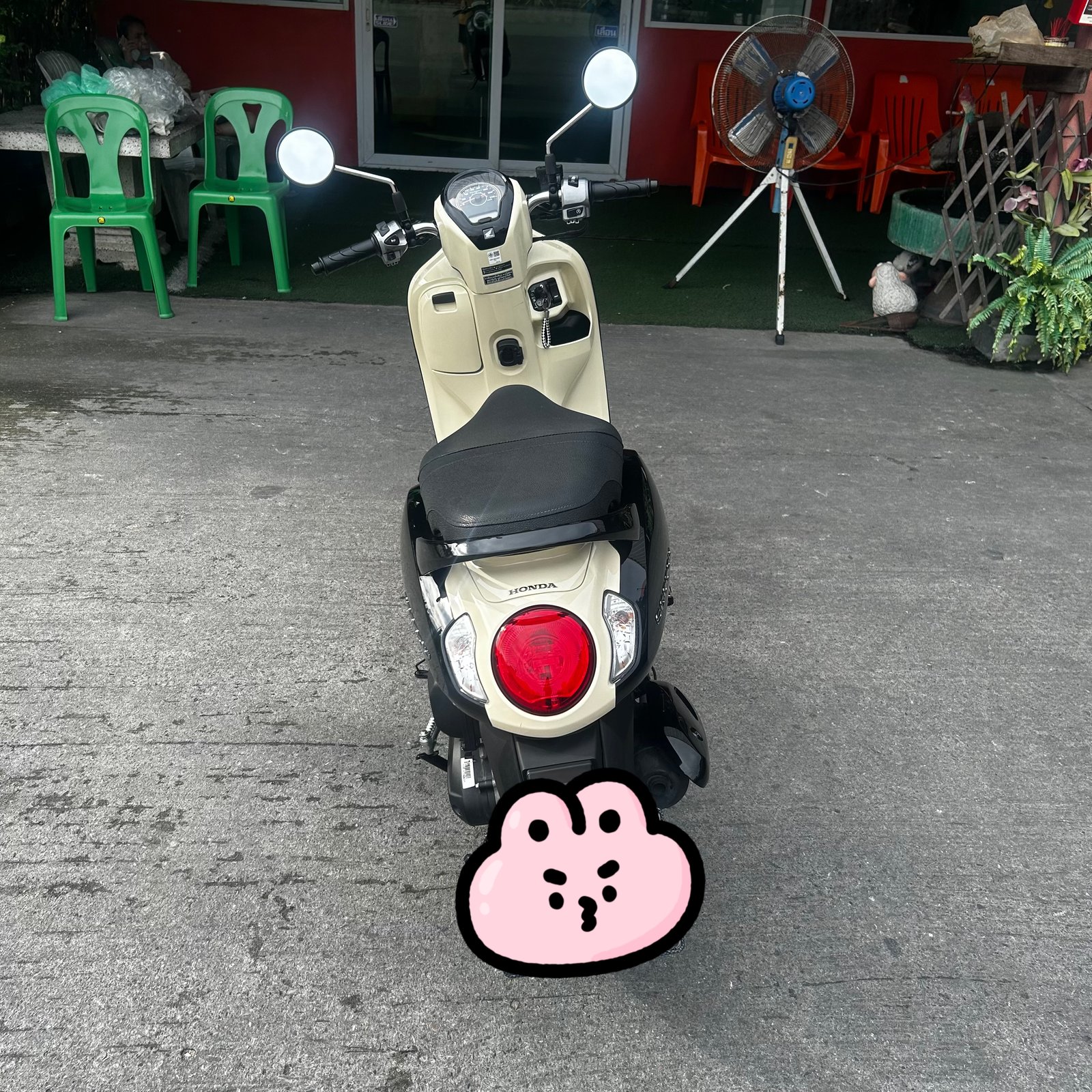 รถมอเตอร์ไซค์ Scoopy ปี2024 สีดำ