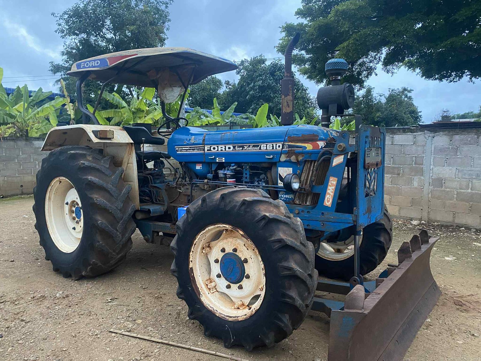 FORD6610  2เพลา พร้อมอุปกรณ์ ผาน7และผาน3