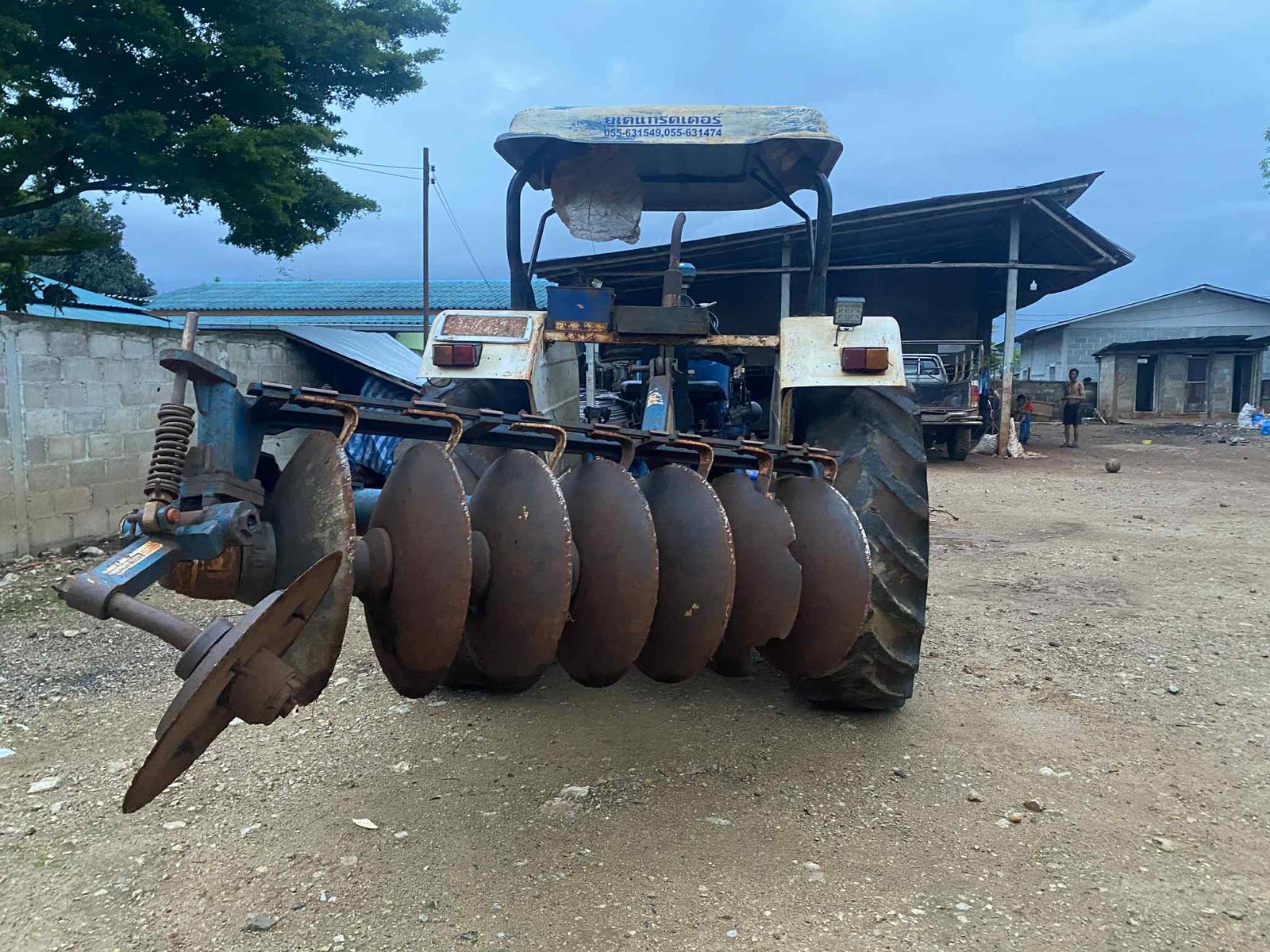 FORD6610  2เพลา พร้อมอุปกรณ์ ผาน7และผาน3