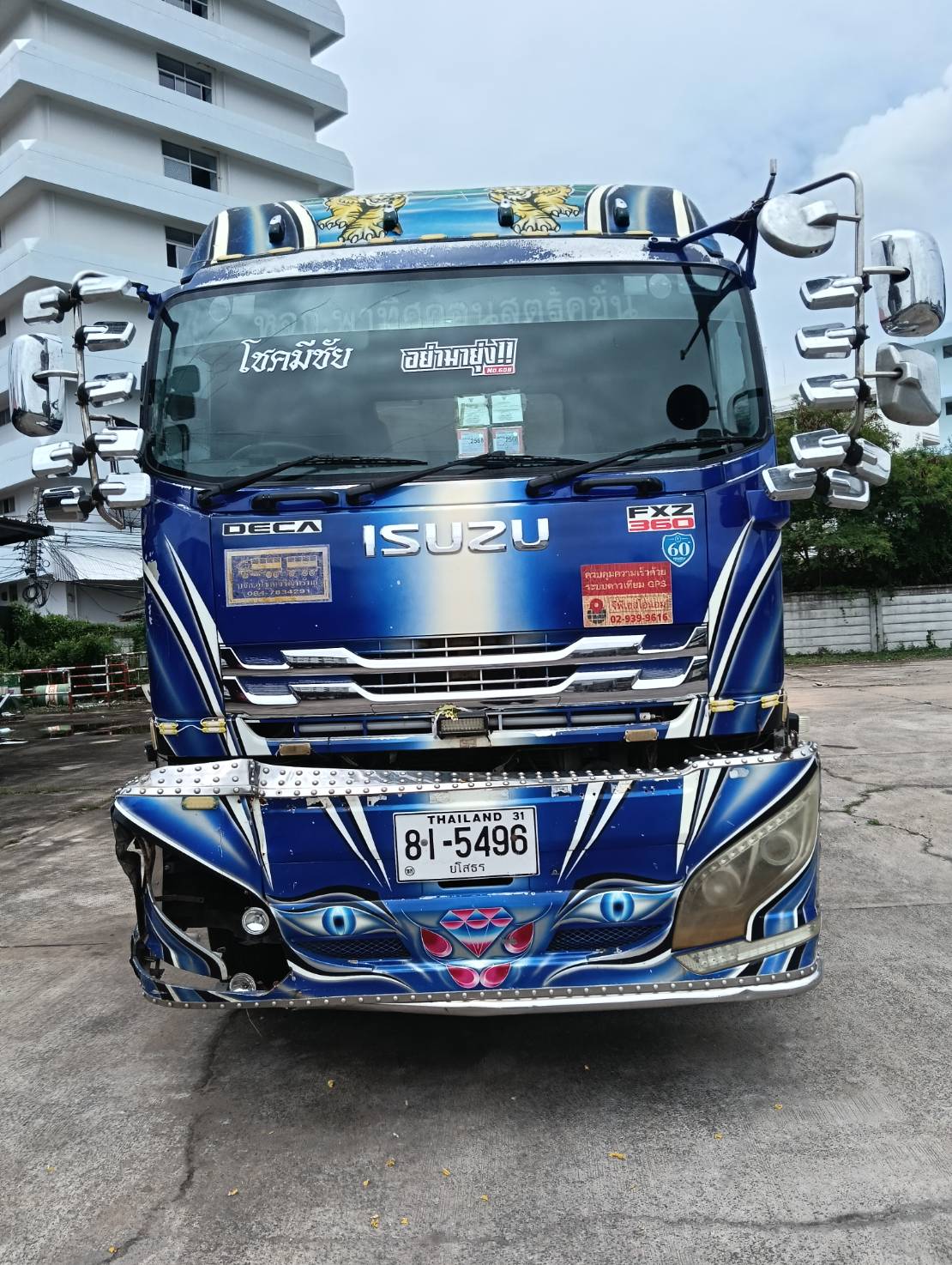รถบรรทุก 10 ล้ออีซูซุ ISUZU FXZ360 พร้อมพ่วง รถปี 2561
