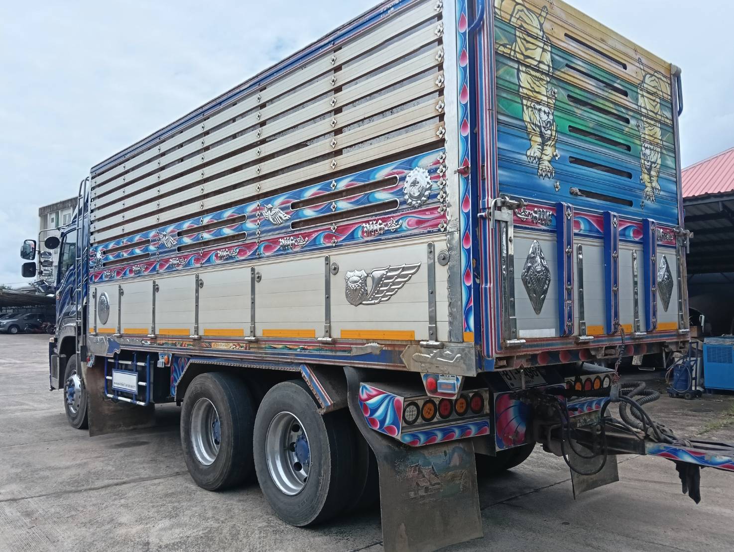 รถบรรทุก 10 ล้ออีซูซุ ISUZU FXZ360 พร้อมพ่วง รถปี 2561