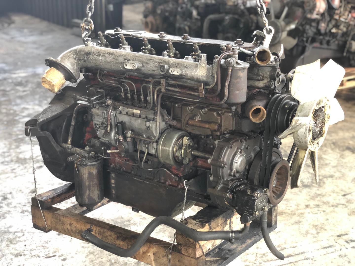 ขายเครื่อง Isuzu 6BD1 JCM ฝาดำแท้ 165 แรงม้า