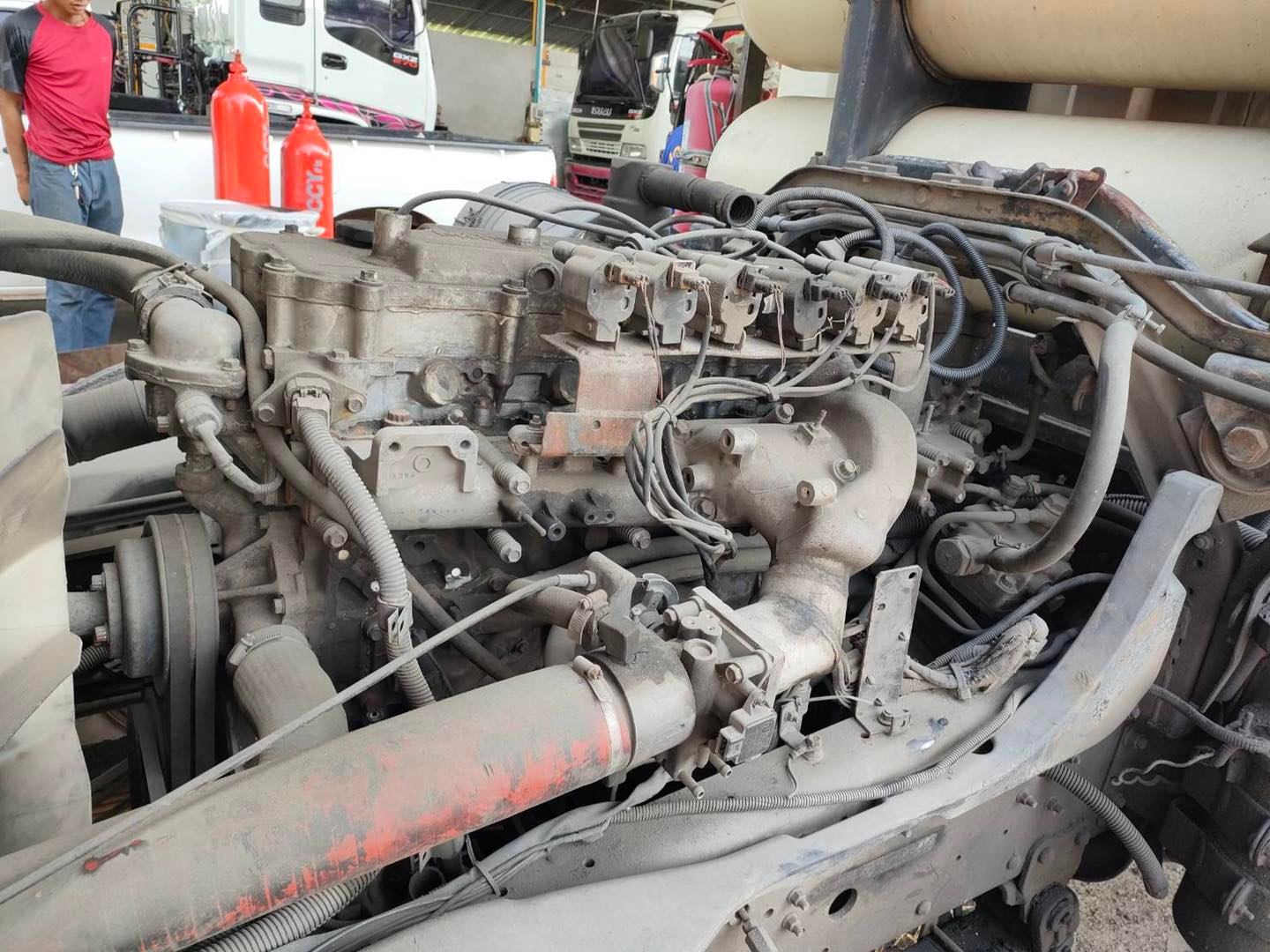 เครื่อง Mitsubishi 6M60 แก๊ส NGV เครื่อง Mitsubishi 6M60 แก๊ส NGV