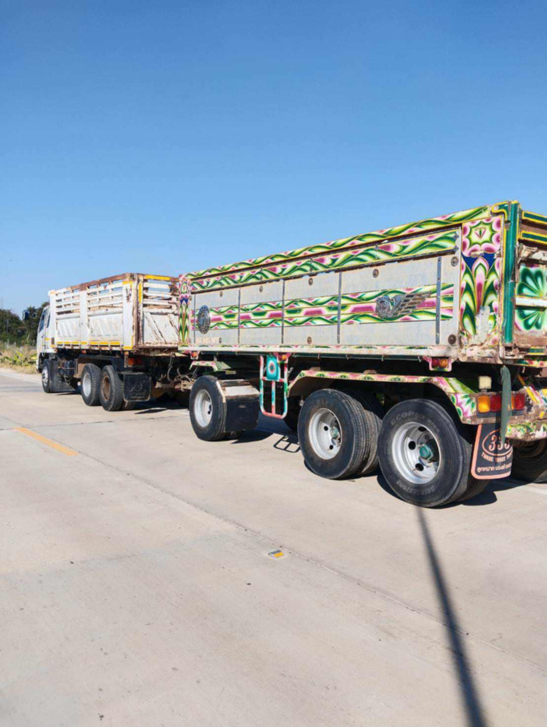 ขาย 10 ล้อ พร้อมลูกพ่วง มิซูบิชิ Fuso 240 3 เพลา