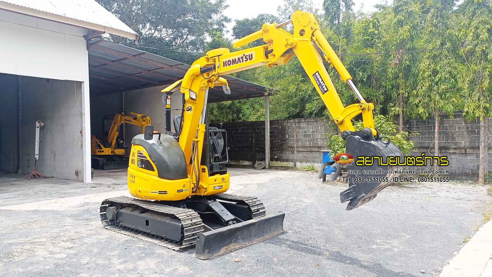 รถขุด รถแบคโฮ Komatsu PC30UU-5 รถขนาด 3 ตัน คอนโทรลสั้น ปั๊มนิ้ว บูมสไลด์ ชั่งโมงงาน 6,xxx ช.ม. รถขุด รถแบคโฮ Komatsu PC30UU-5 รถขนาด 3 ตัน คอนโทรลสั้น ปั๊มนิ้ว บูมสไลด์ ชั่งโมงงาน 6,xxx ช.ม.