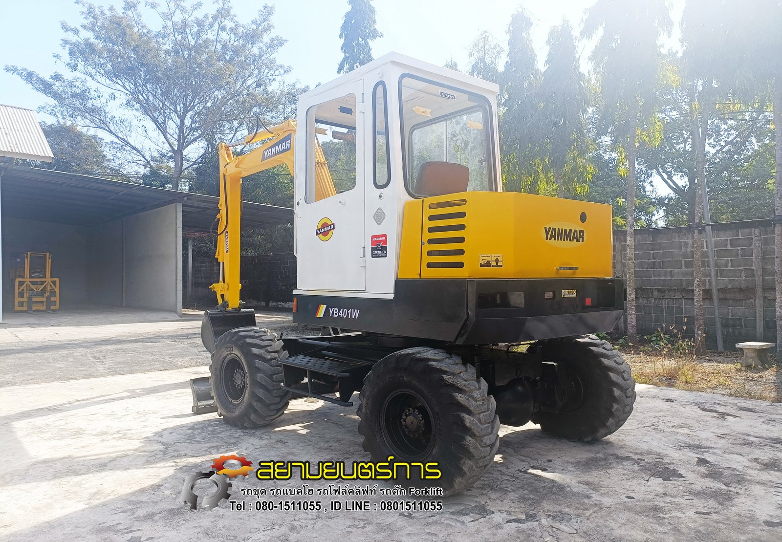 รถขุดล้อยาง รถแบคโฮ Yanmar YB401W รถขนาด 4 ตัน PC40 ทำงานได้เอนกประสงค์ เข้าถึงหน้างานได้ทุกพื้นที่ รถขุดล้อยาง รถแบคโฮ Yanmar YB401W รถขนาด 4 ตัน PC40 ทำงานได้เอนกประสงค์ เข้าถึงหน้างานได้ทุกพื้นที่