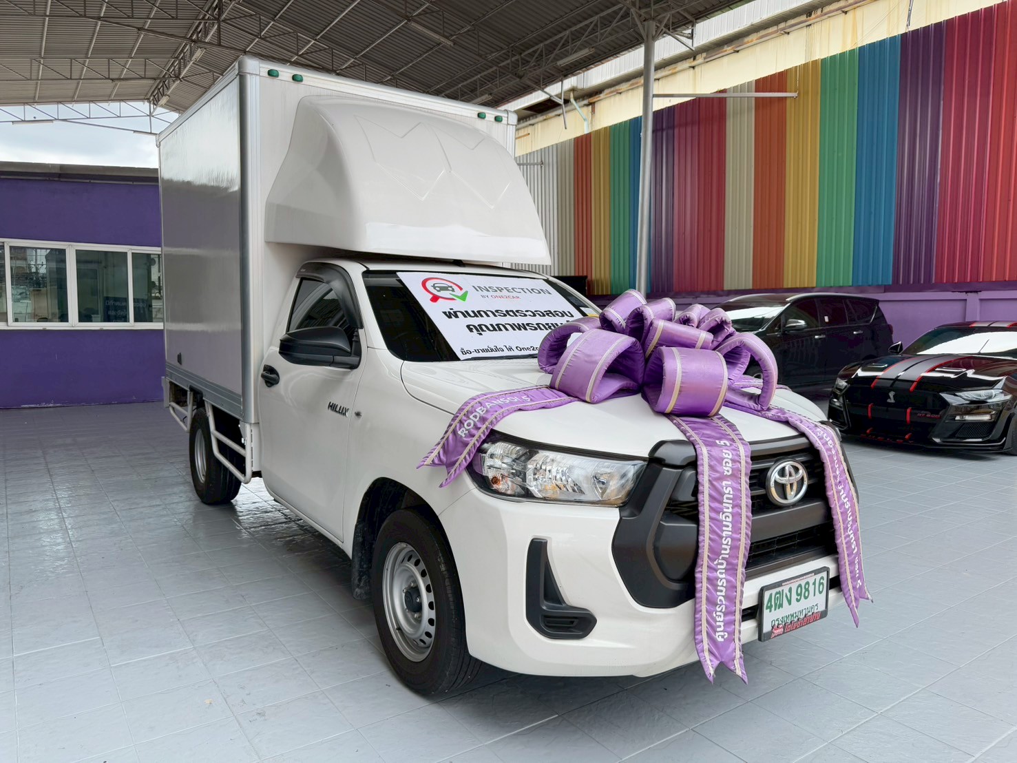 ✔️ตู้แห้ง เสริมแหนบ #TOYOTA REVO ตอนเดียว 2.4 ENTRY  ปี 2024 #กระบะตู้แห้ง