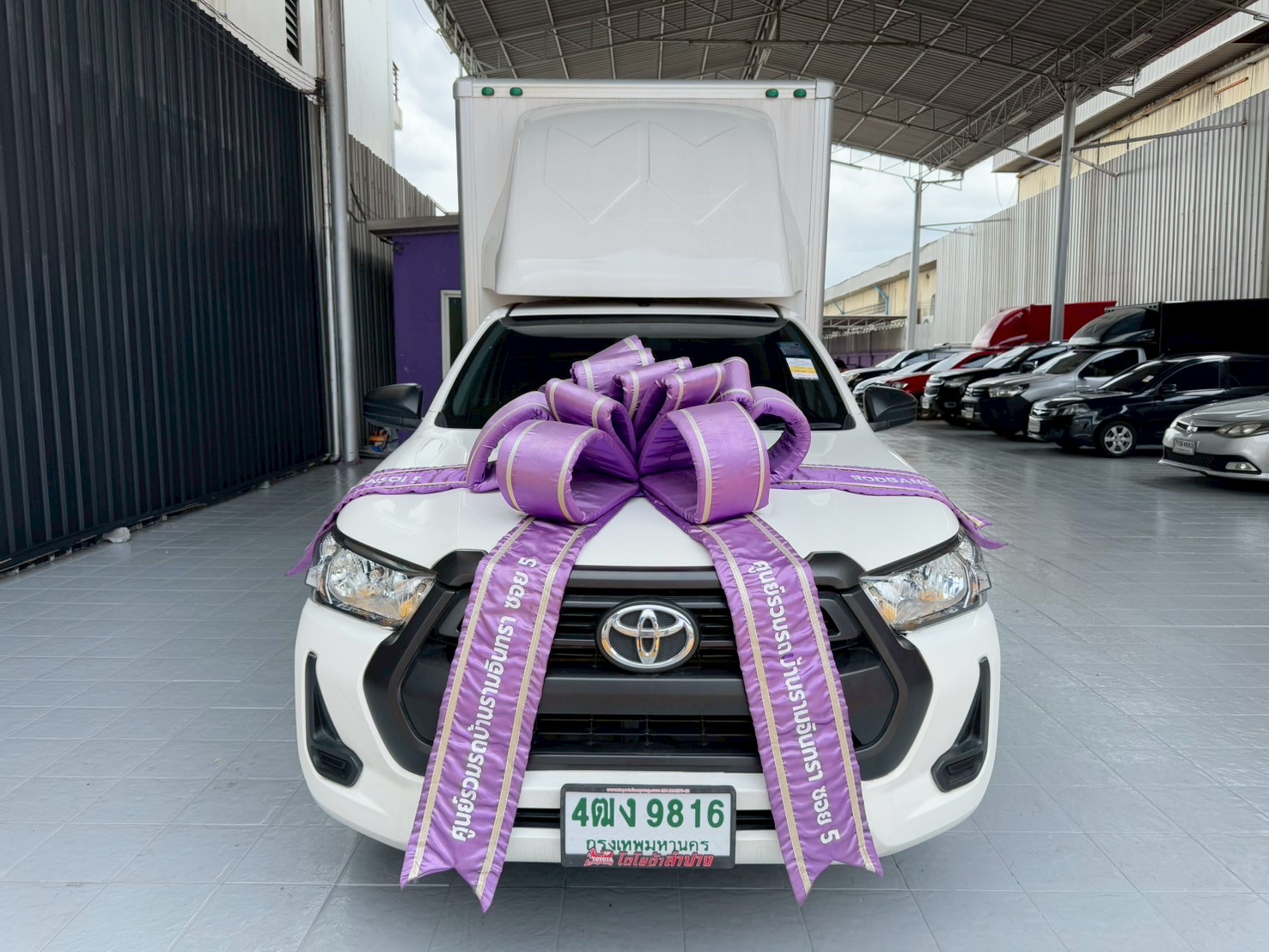 ✔️ตู้แห้ง เสริมแหนบ #TOYOTA REVO ตอนเดียว 2.4 ENTRY  ปี 2024 #กระบะตู้แห้ง