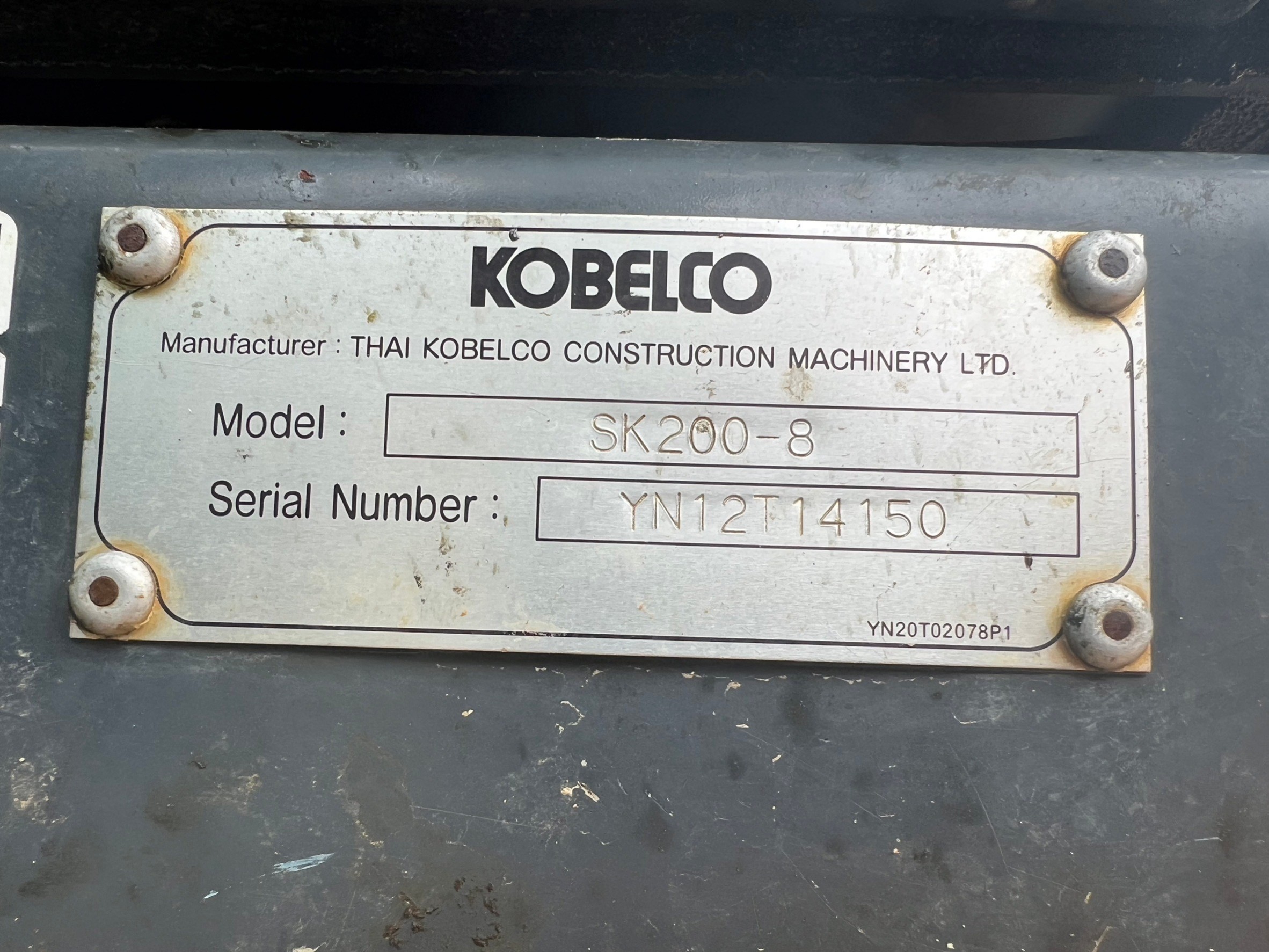 03/10/65.ขายโกเบSK200-8YN12 ไมล์12,000ชม.อินวอย