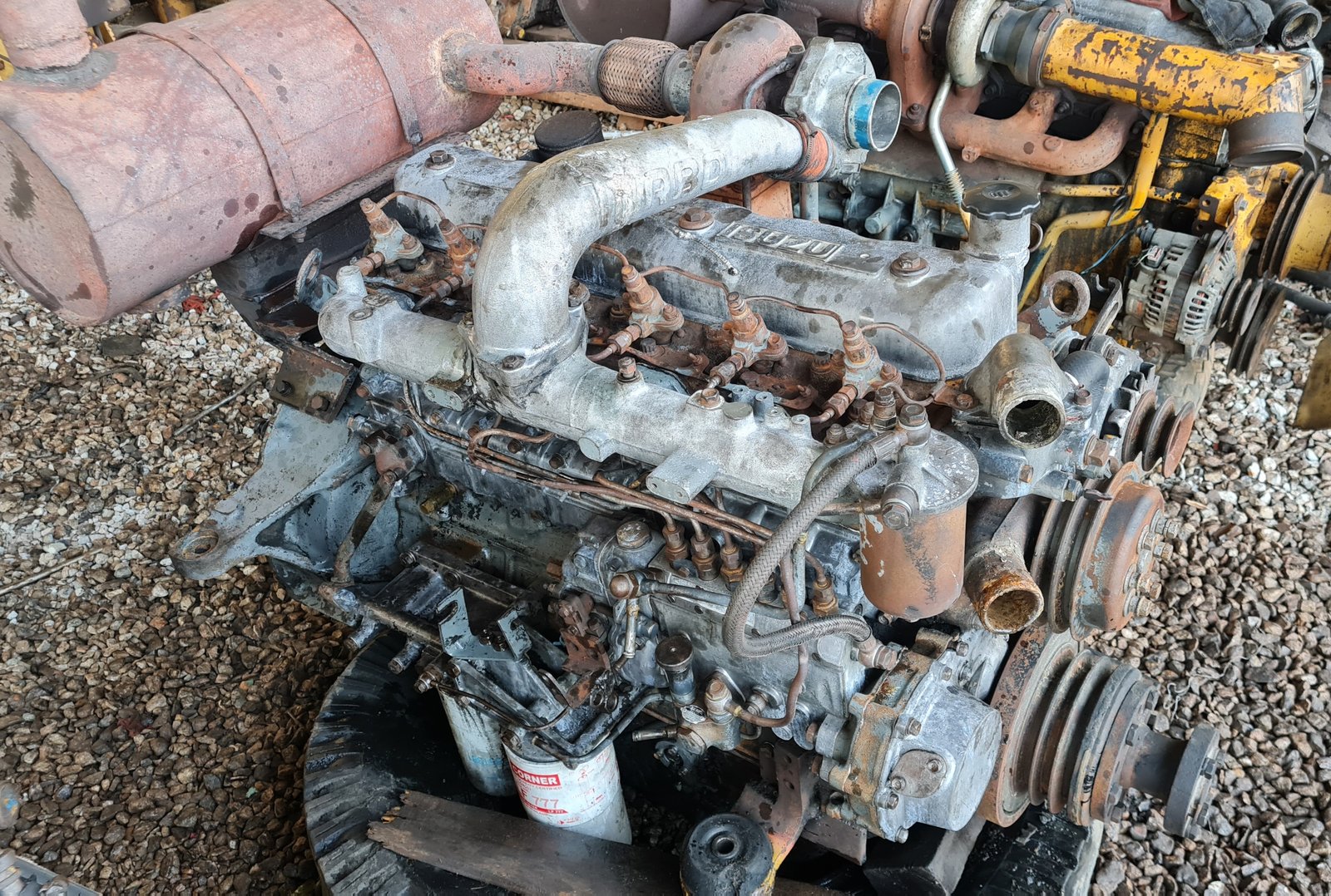 😊🚛🚜 #vายเครื่อง ISUZU 6BD1-Turbo เครื่องติดดี แต่เทอร์โบเสีย vายตามสภาพ sาคา 45,000 บาท #เน้นโทรครับ ☎️ 0887397199 หรือเชิญชมได้ที่ #ร้านทรัพย์เจริญพาณิชย์ 🆗️💯🏁😊