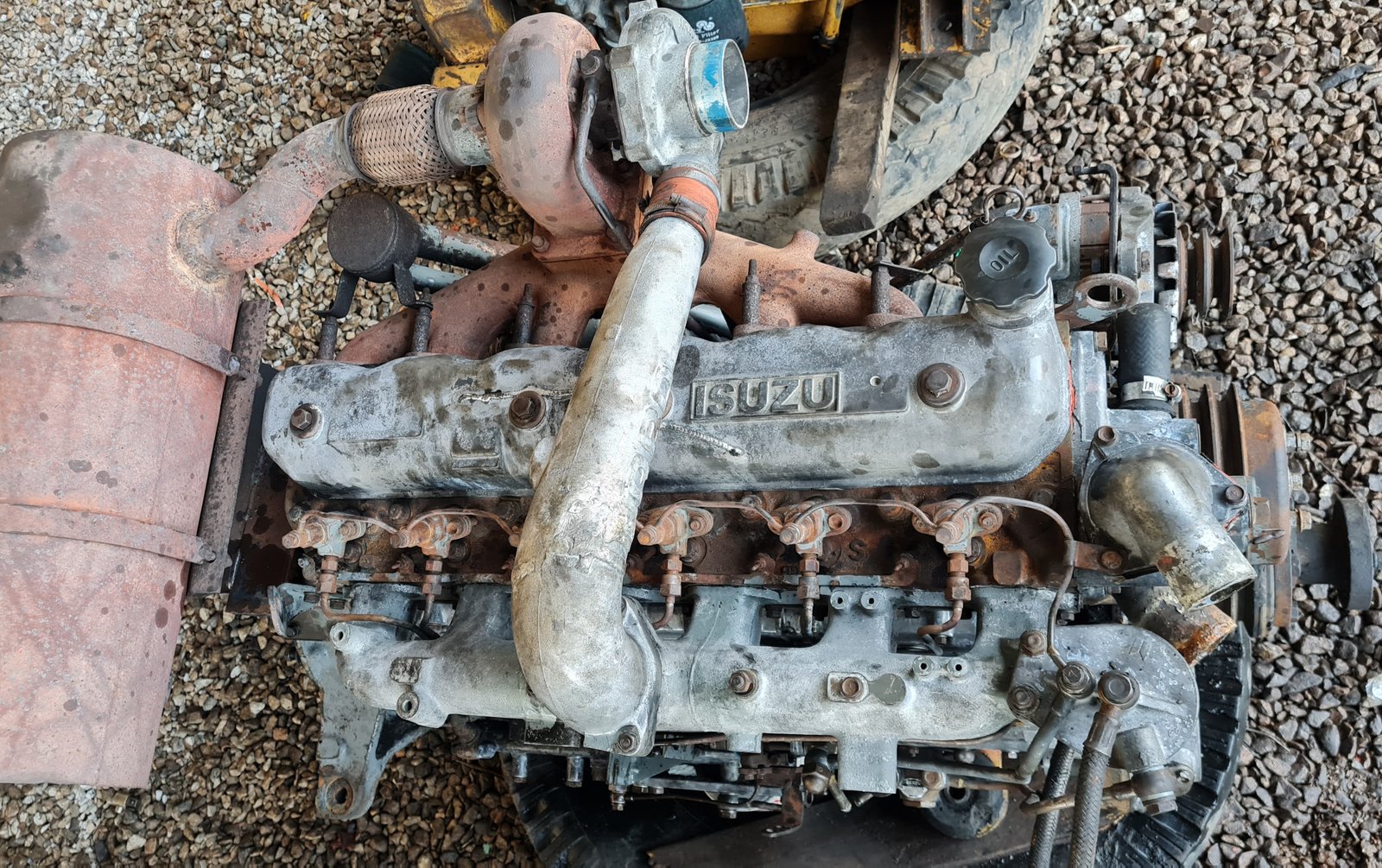 😊🚛🚜 #vายเครื่อง ISUZU 6BD1-Turbo เครื่องติดดี แต่เทอร์โบเสีย vายตามสภาพ sาคา 45,000 บาท #เน้นโทรครับ ☎️ 0887397199 หรือเชิญชมได้ที่ #ร้านทรัพย์เจริญพาณิชย์ 🆗️💯🏁😊