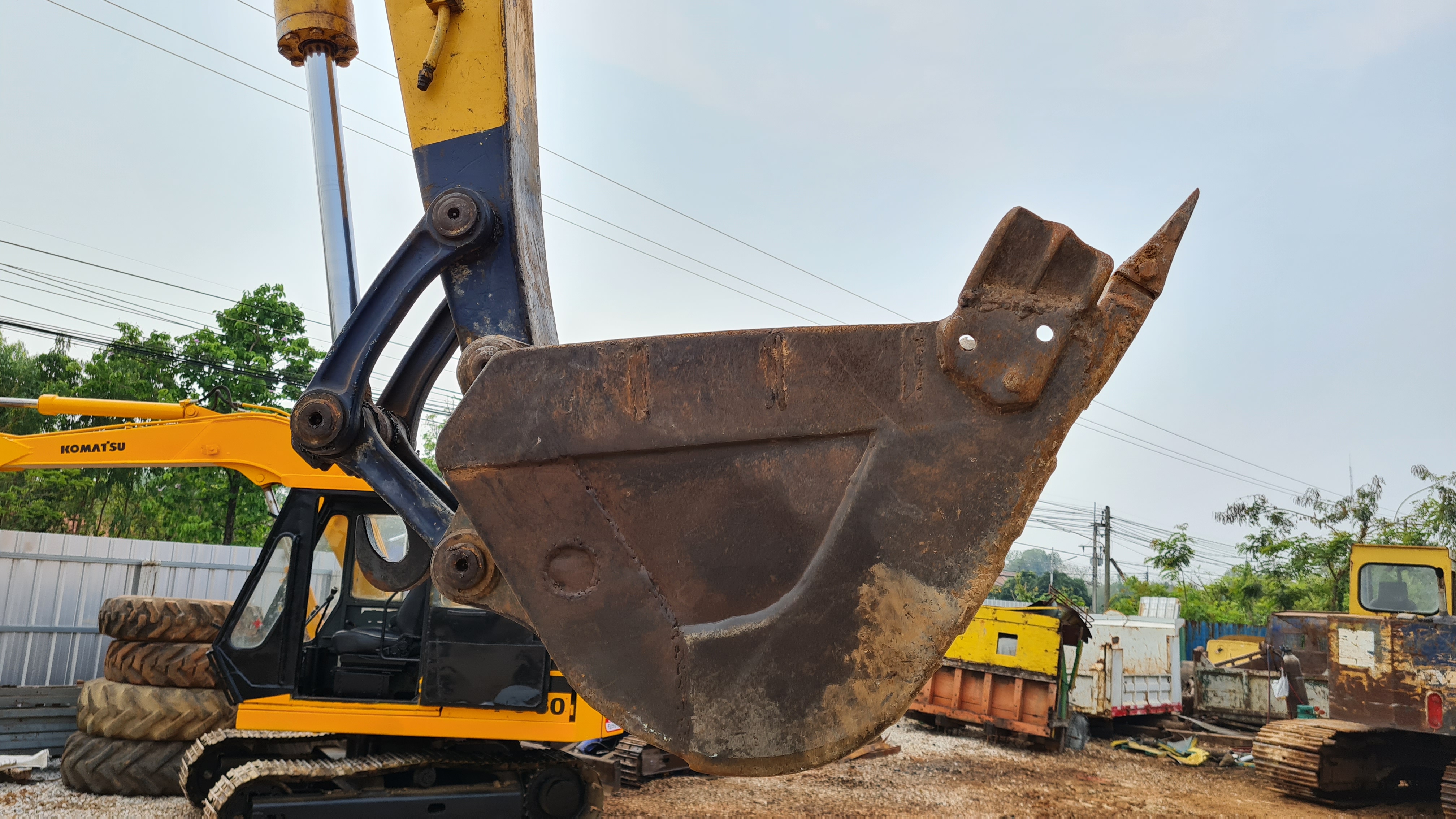 ขาย แบคโฮ KOMATSU PC60 - 5 สภาพพร้อมใช้งานครับ