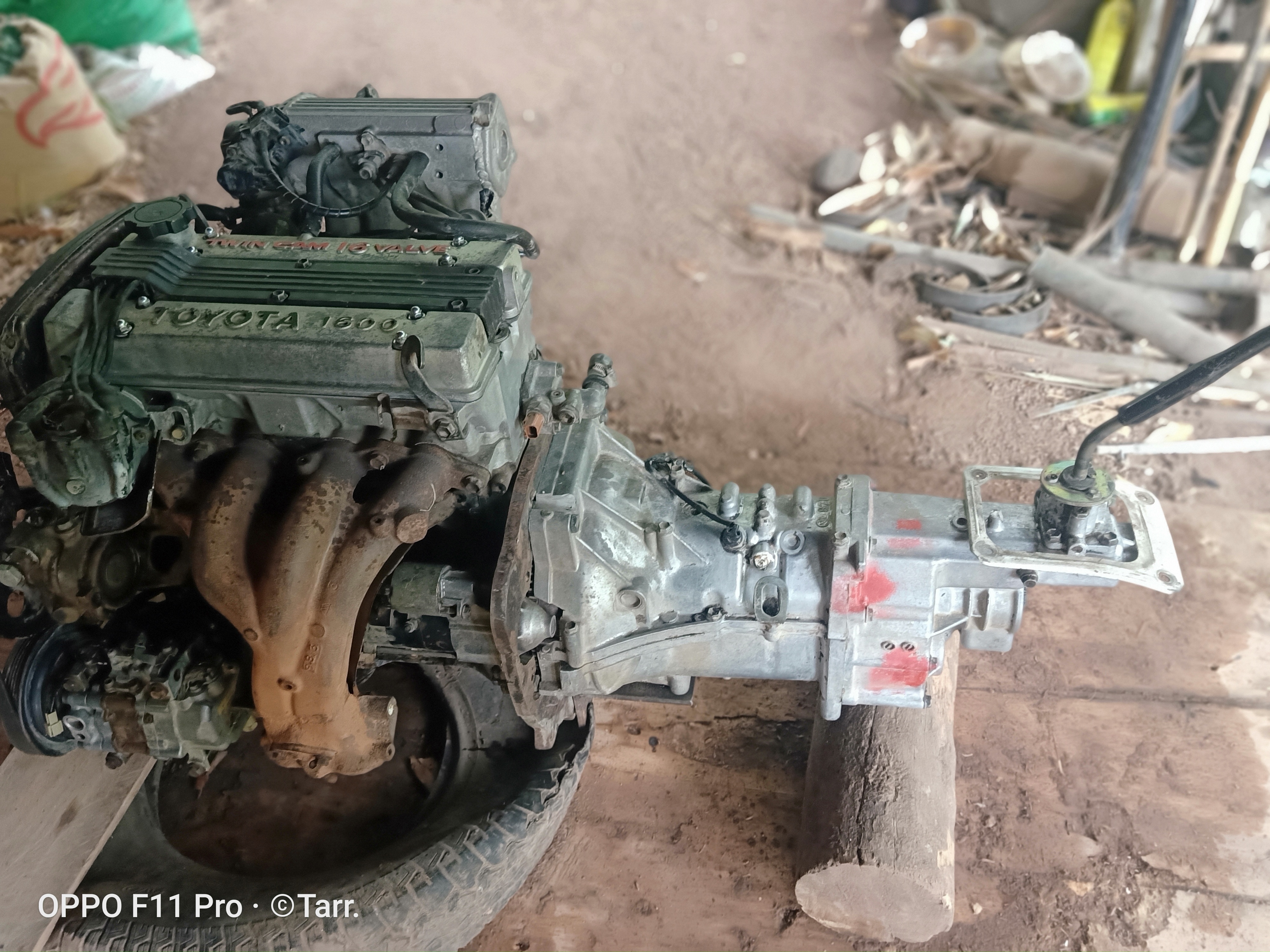 ขายเครื่องยนต์โตโยต้า 4AGE พร้อมเกียร์หลักซูซูกิคาริเบี้ยน