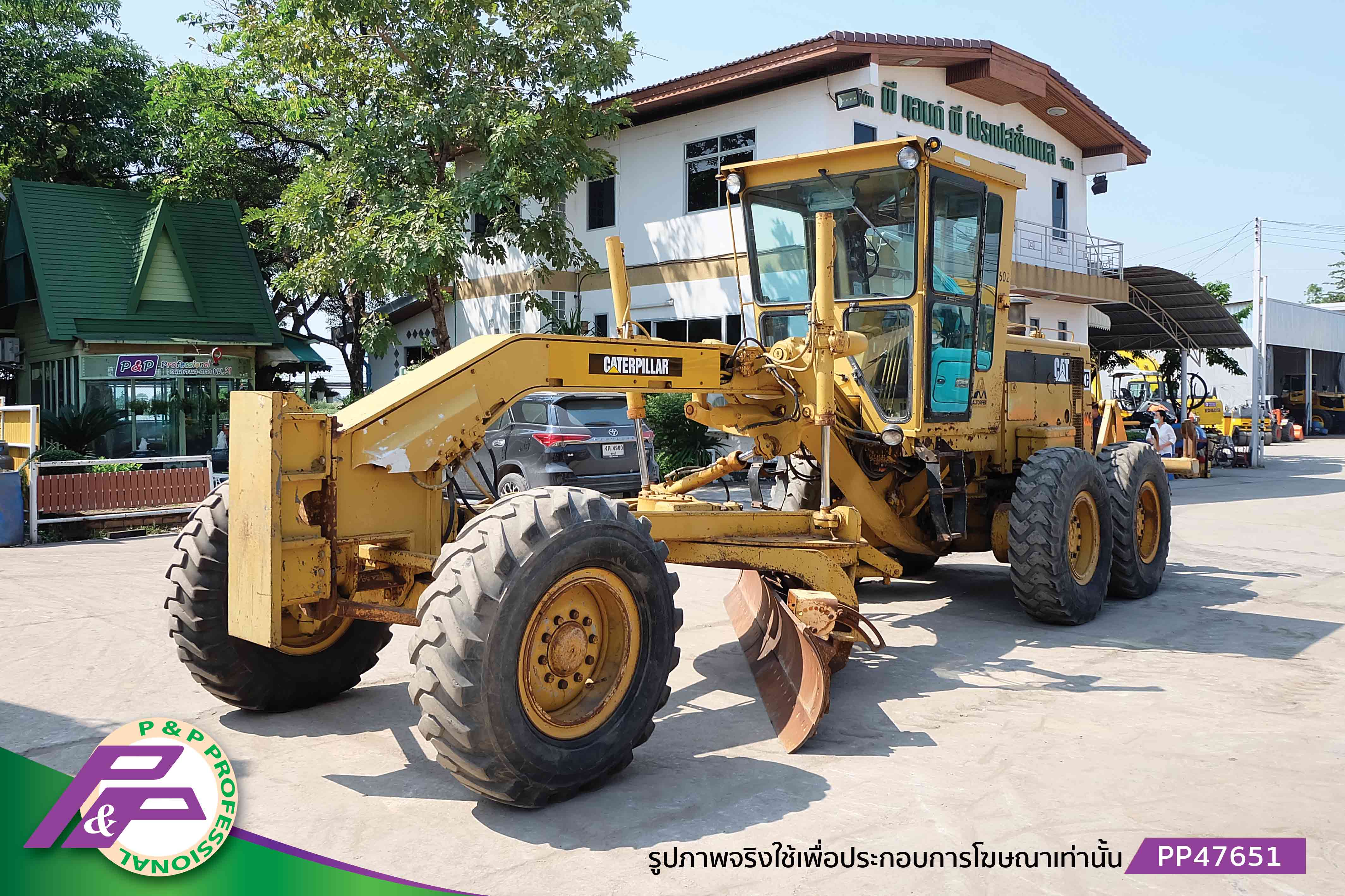 ขายรถเกรดถนน CAT 140G เก่านอกสภาพดี โดย P&P Pro