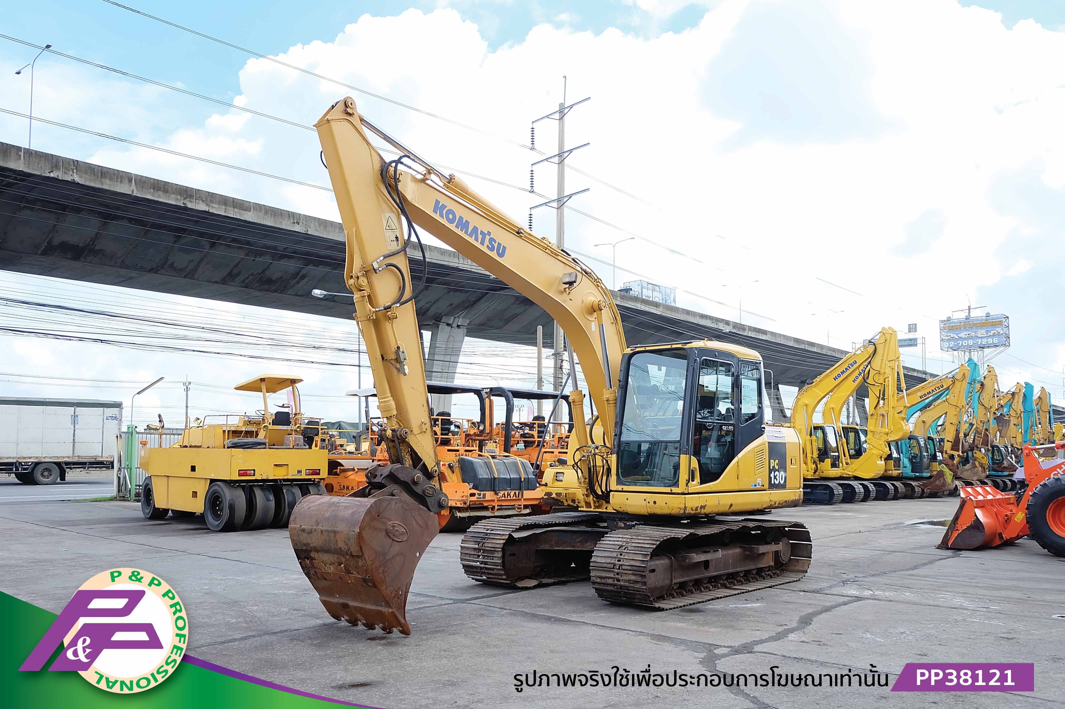 ขายรถขุด KOMATSU PC130-7 ราคา 1,240,000 บาท เก่านอกสภาพดี โดย P&P Pro