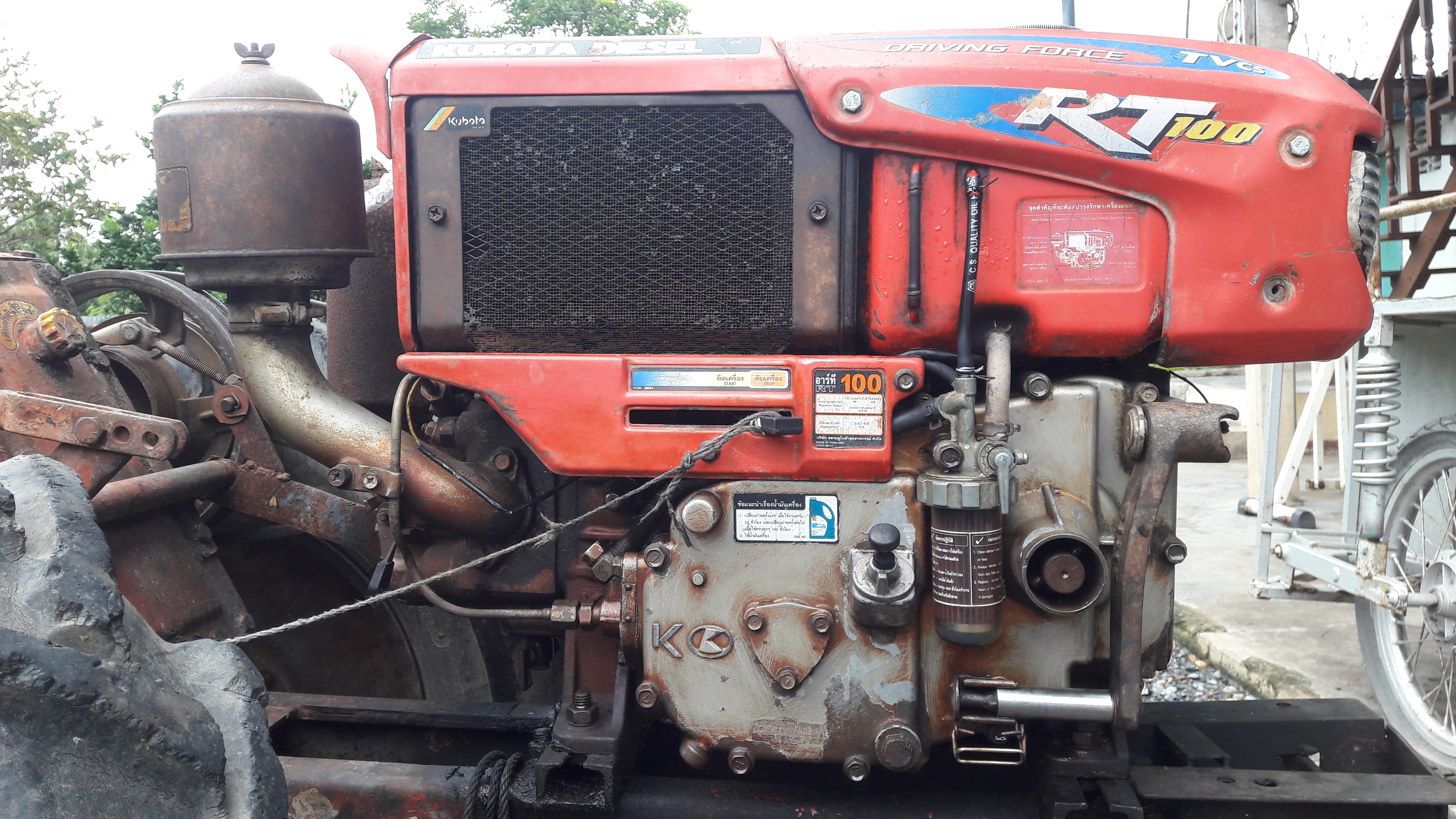 เครื่องยนต์ดีเซลคูโบต้า RT100   10 แรงม้า