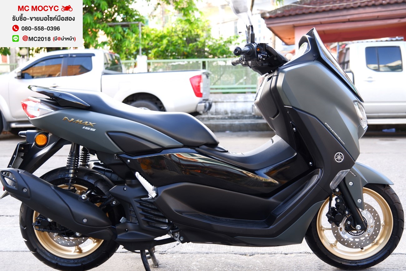 Nmax 2020 สีเทาล้อทอง เลขไมล์3000โล รถบ้านแท้มือเดียว กุญแจ Book Serviceครบ 185