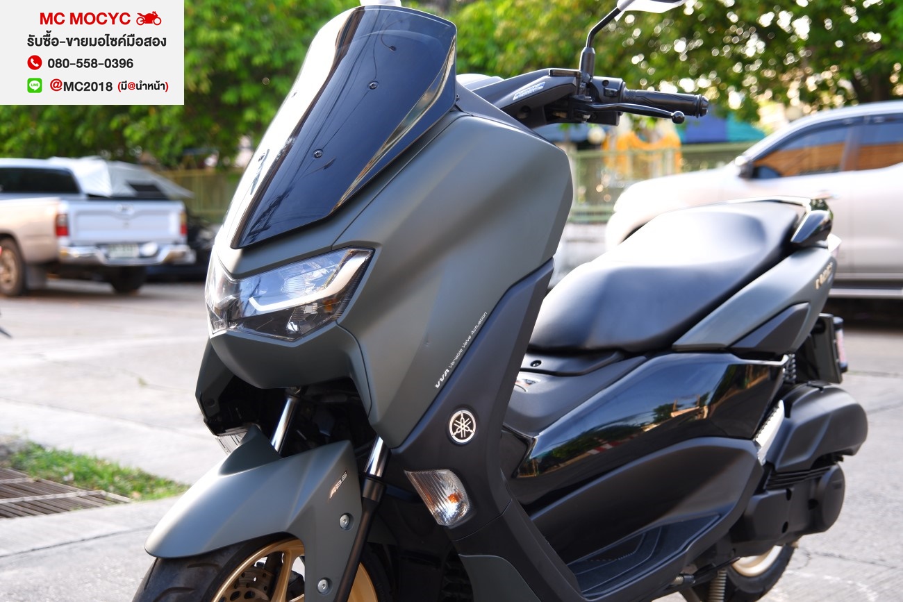 Nmax 2020 สีเทาล้อทอง เลขไมล์3000โล รถบ้านแท้มือเดียว กุญแจ Book Serviceครบ 185