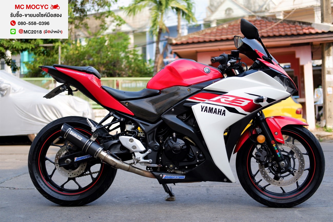 R3 2016 วิ่ง15000โล รถบ้านมือเดียว เครื่องเดิม ชุดสีสวย มีเล่มชุดโอนครบ พร้อมใช้งาน
