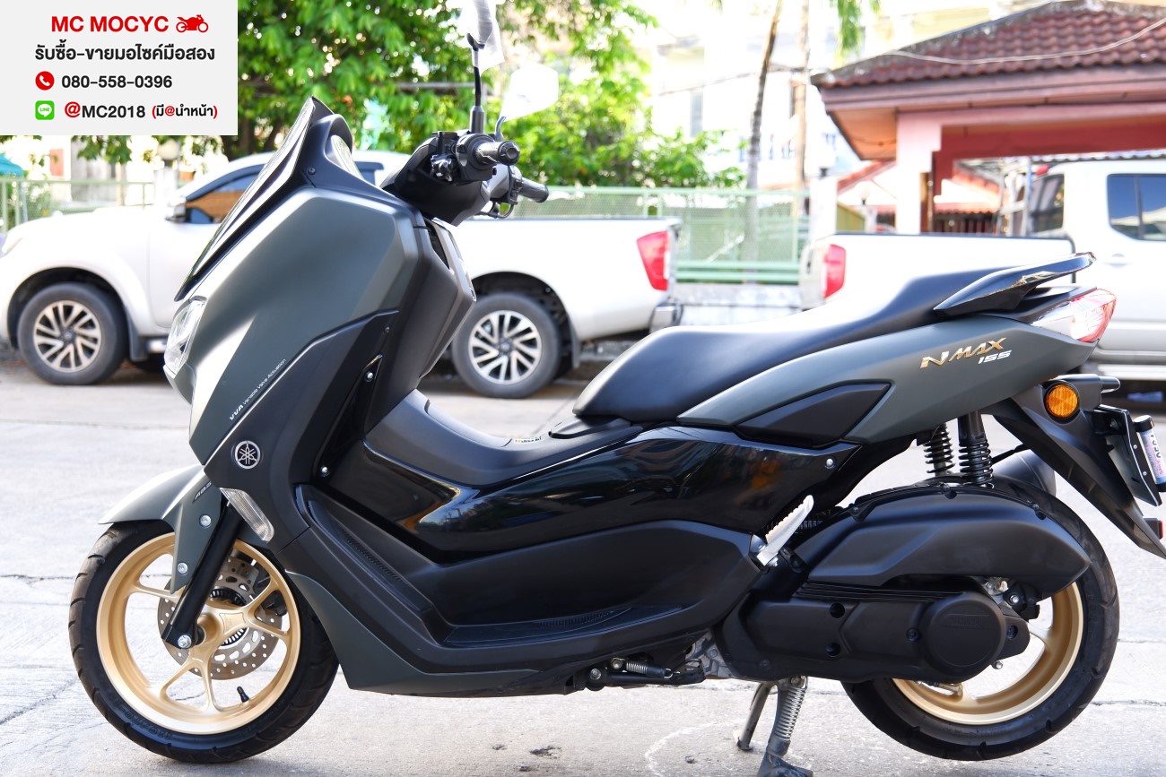 Nmax 2020 สีเทาล้อทอง เลขไมล์3000โล รถบ้านแท้มือเดียว กุญแจ Book Serviceครบ 185