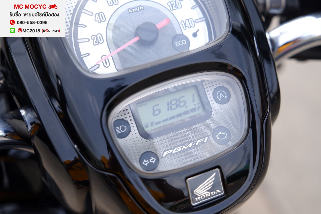 Scoopy i 2019 สีดำ วิ่ง6000โล รถบ้านแท้มือเดียว มีเล่มชุดโอนครบ 143 