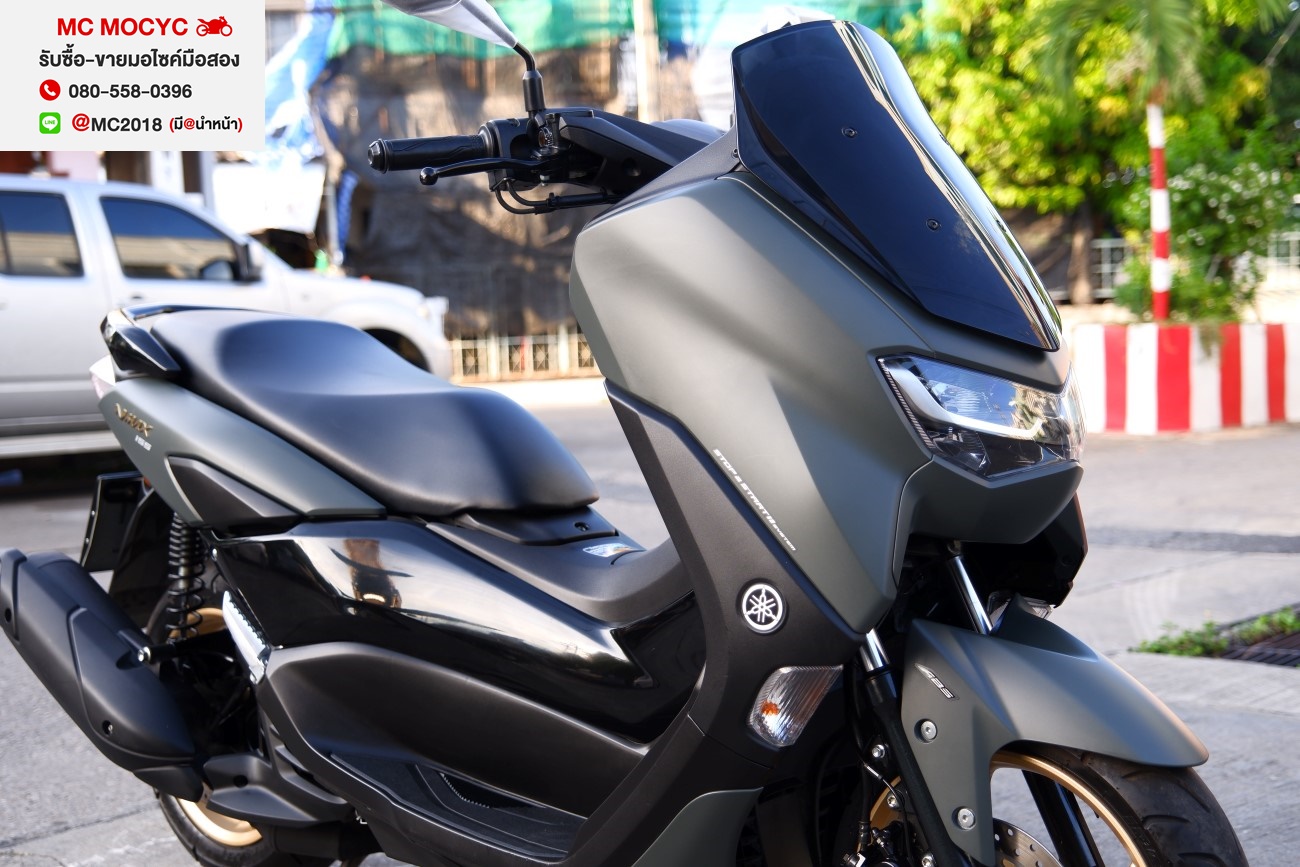 Nmax 2020 สีเทาล้อทอง เลขไมล์3000โล รถบ้านแท้มือเดียว กุญแจ Book Serviceครบ 185
