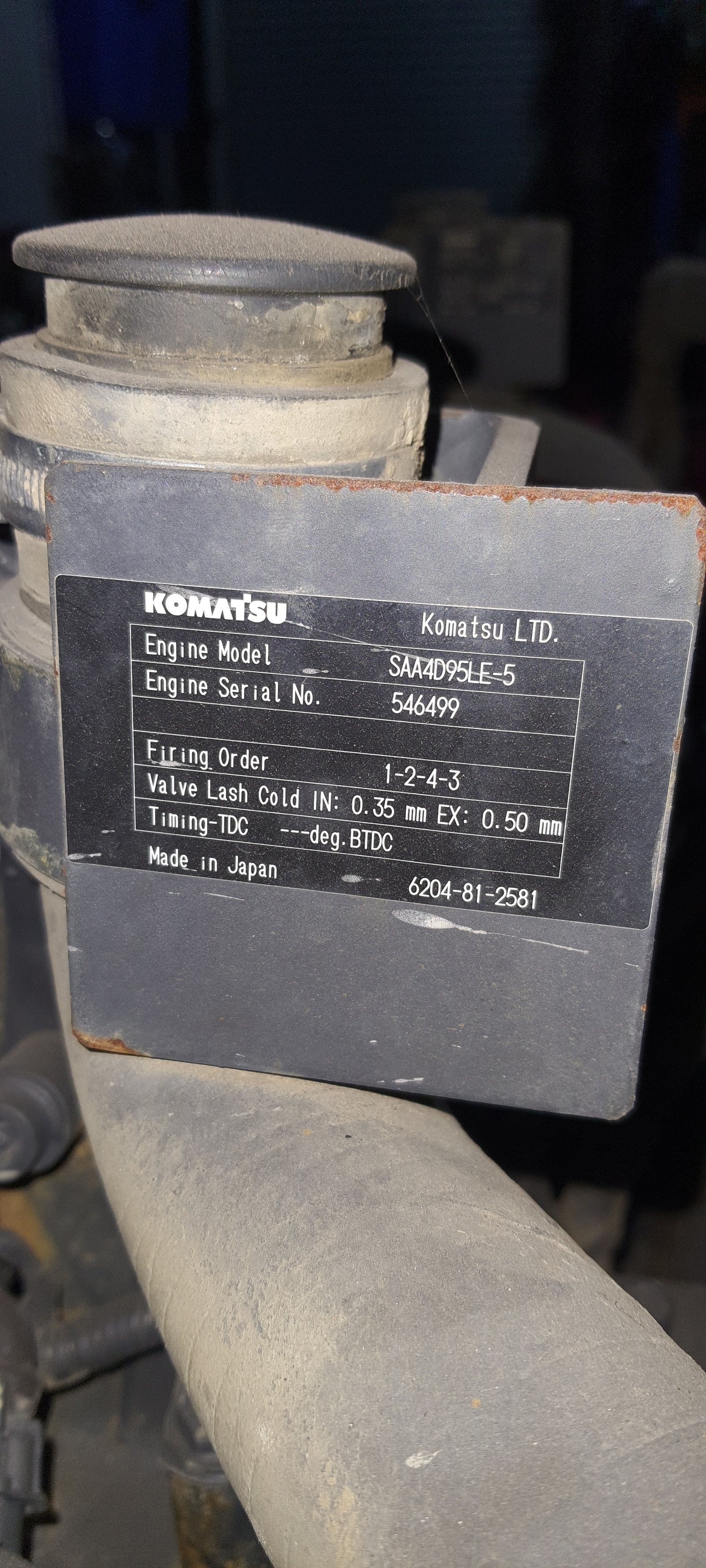 PC130 WA150-5 SAA4D95LE-5 QSB3.3 CUMMINS