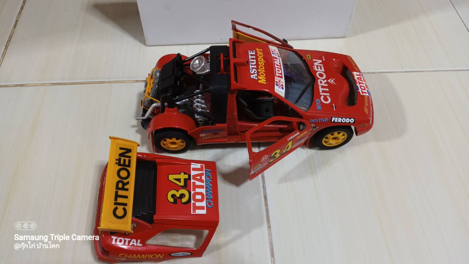 รถโมเดล รถเหล็ก 1:18 Cars Citroen ZX RALLYE RAID 34 Majorette RARE Diecast Good Cond Please Read สาย
