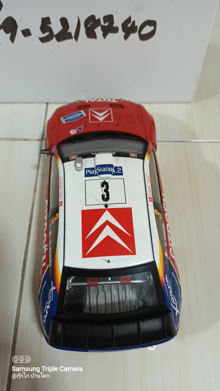 รถโมเดล รถเหล็ก AUTOart Citroen Xsara WRC No.3 S.LOEB World Rally Champions 2004 Rare 1/18 scale สาย