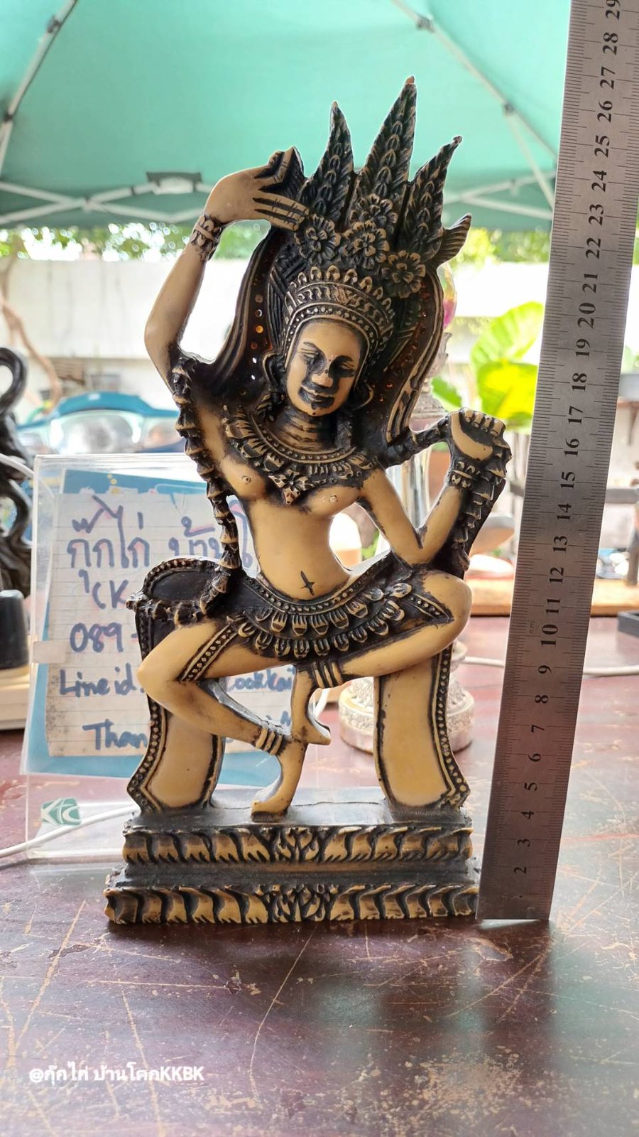 โมเดล เทวรูปนางอัปสร นางรำศิลปะเขมร งานเก่า ได้มาจากตู้ญี่ปุ่นครับ โมเดล เทวรูปนางอัปสร นางรำศิลปะเขมร งานเก่า ได้มาจากตู้ญี่ปุ่นครับ