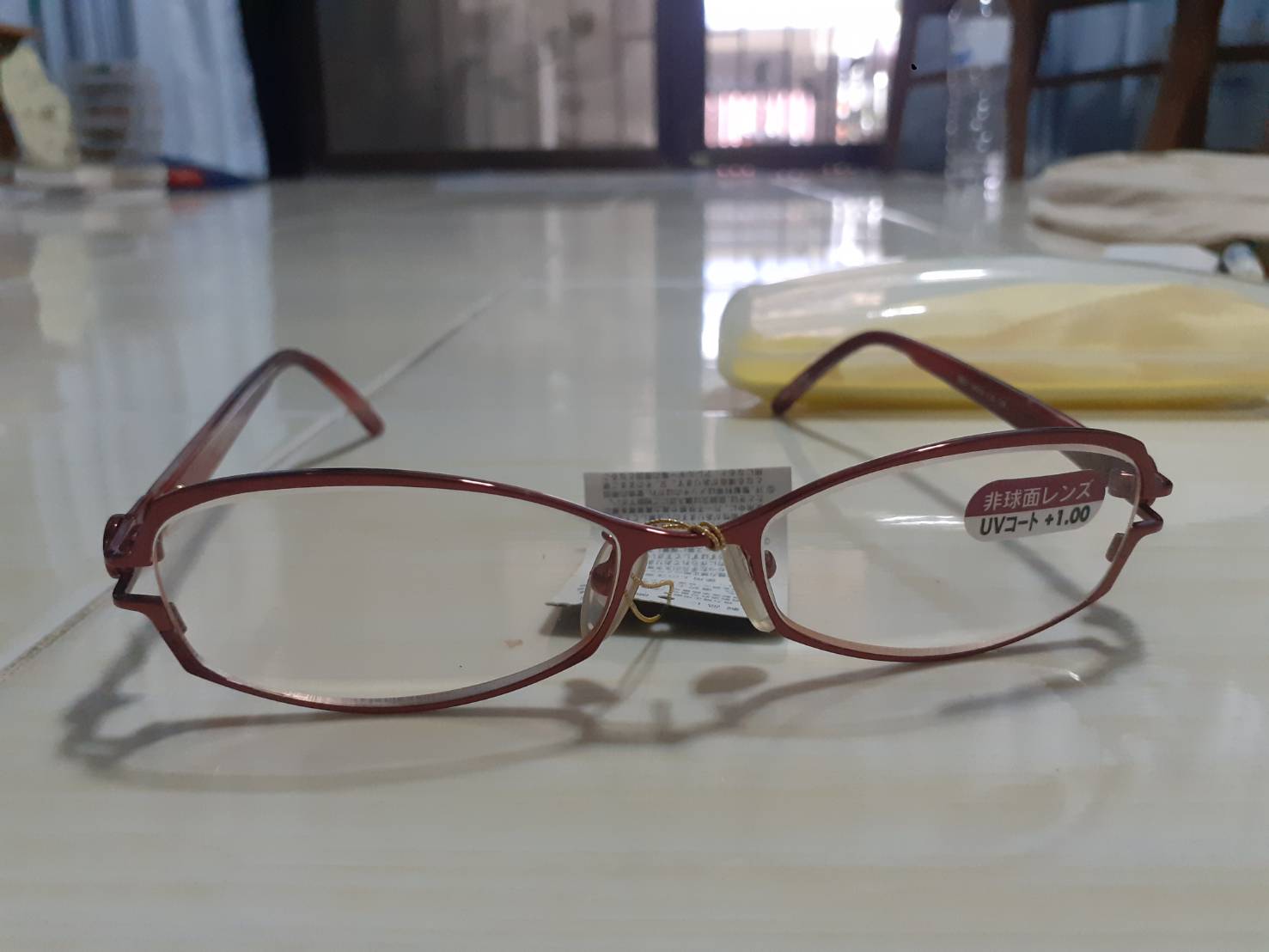 แว่น mariella burani mb37 54 16-138 c08 แว่นสายตายาว +1.00 เลนส์เคลือบมัลติโค้ทกัน uv งานนอกของดีสวยใหม่ พร้อมกล่องและผ้าเช็ดแว่น