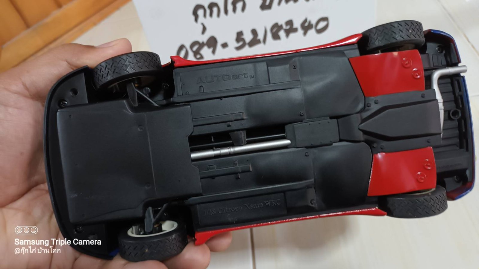 รถโมเดล รถเหล็ก AUTOart Citroen Xsara WRC No.3 S.LOEB World Rally Champions 2004 Rare 1/18 scale สาย